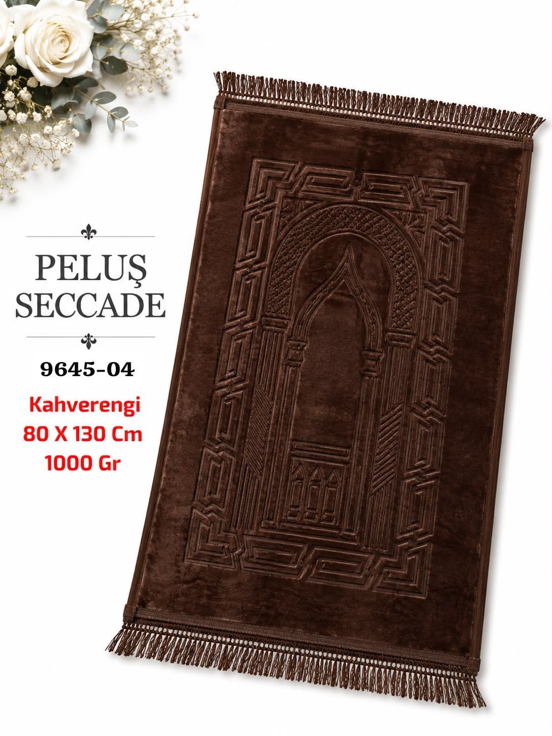 Düz Peluş Seccade