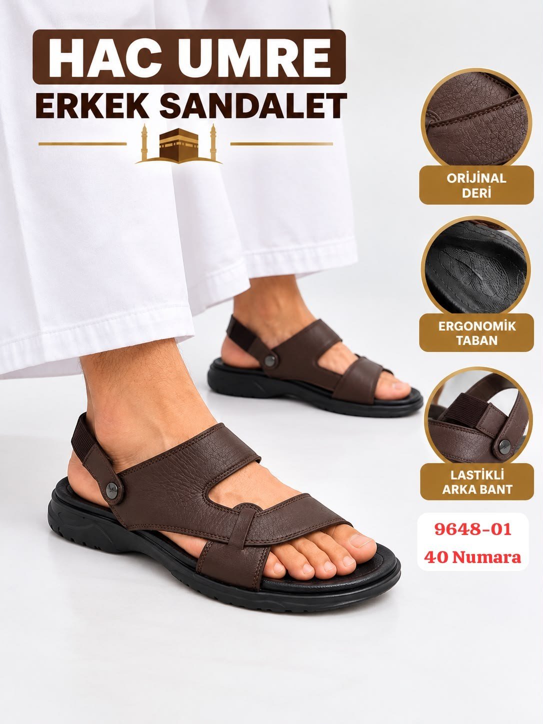 Hac Umre Erkek Sandalet