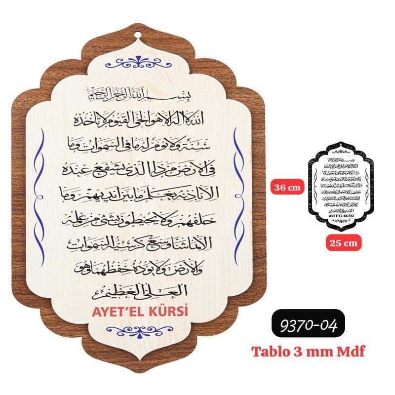 Tablo 3mm Mdf