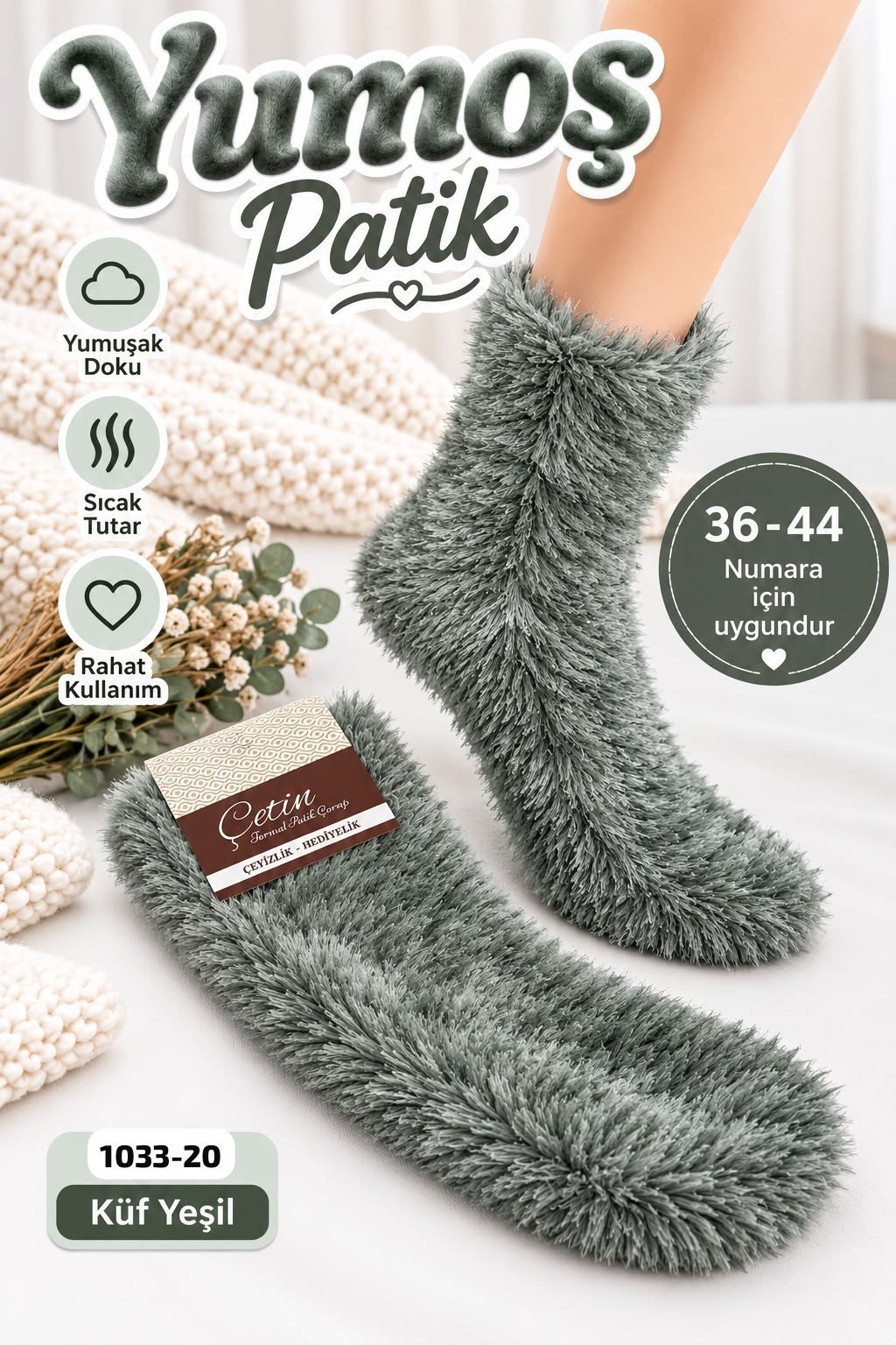 Yumoş Patik Çorap