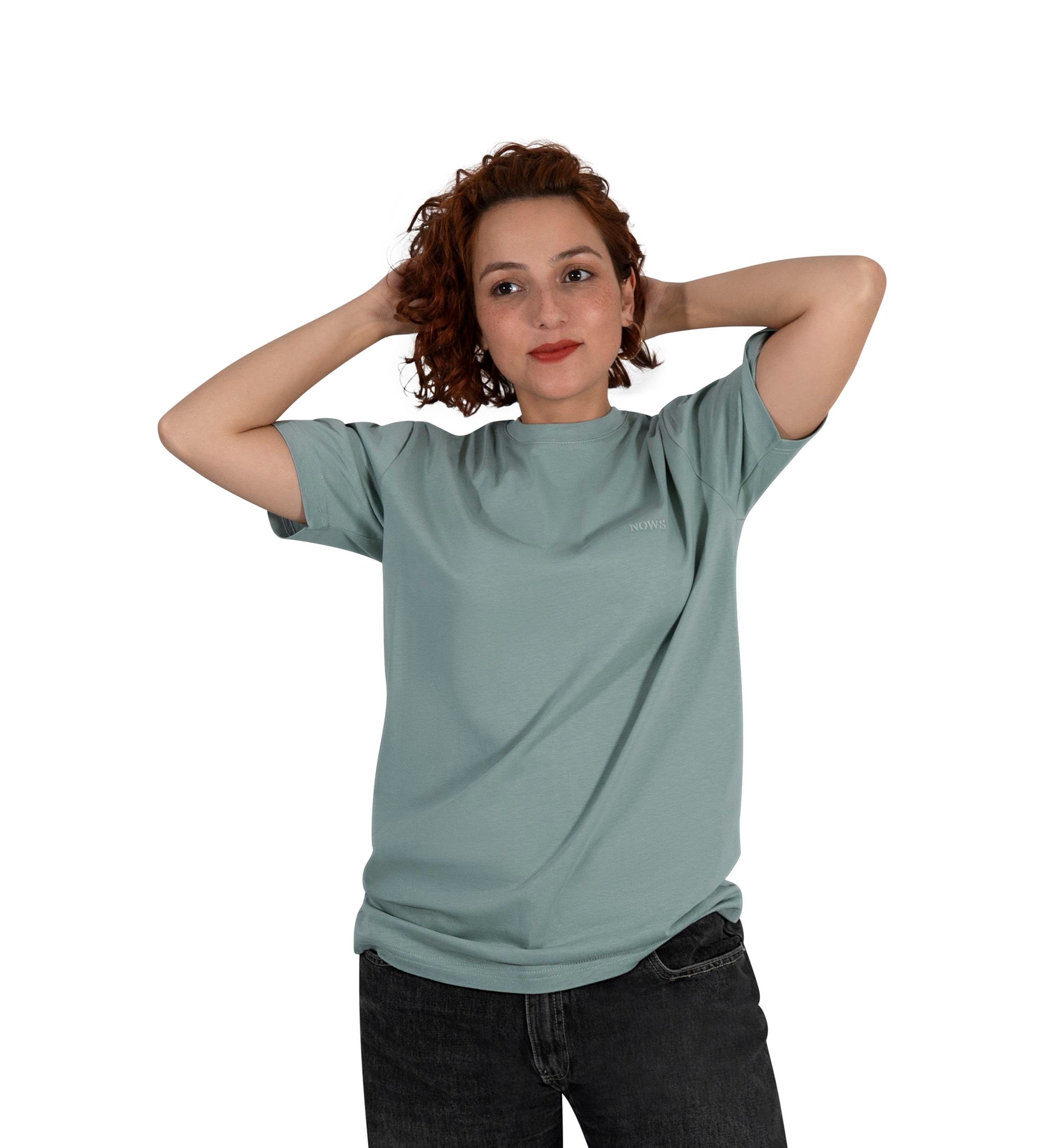 Mint Yeşili İz Günlüğü Tshirt