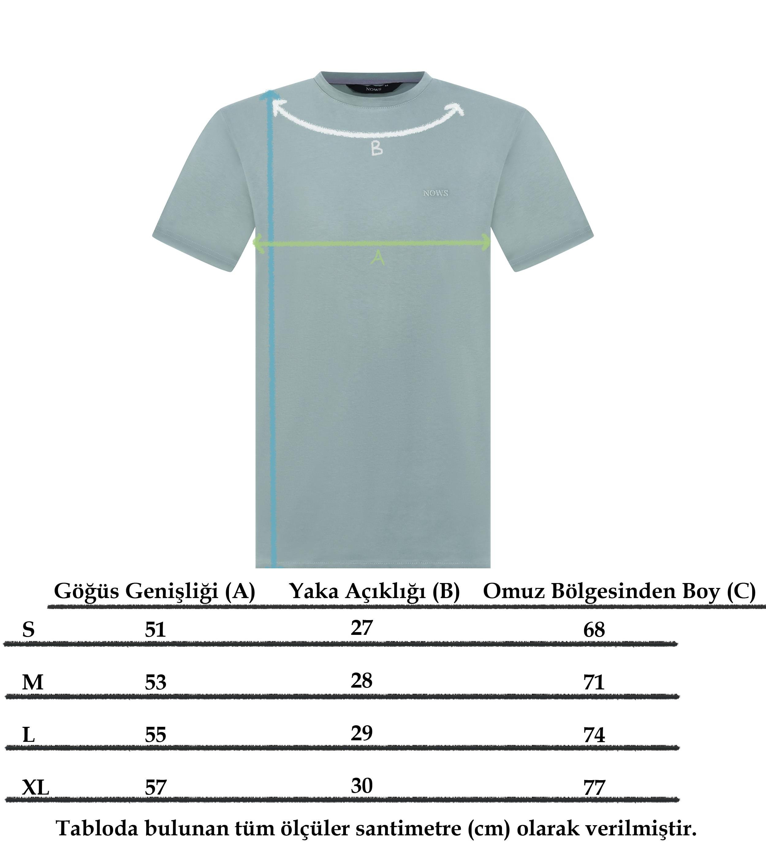 Mint Yeşili İz Günlüğü Tshirt