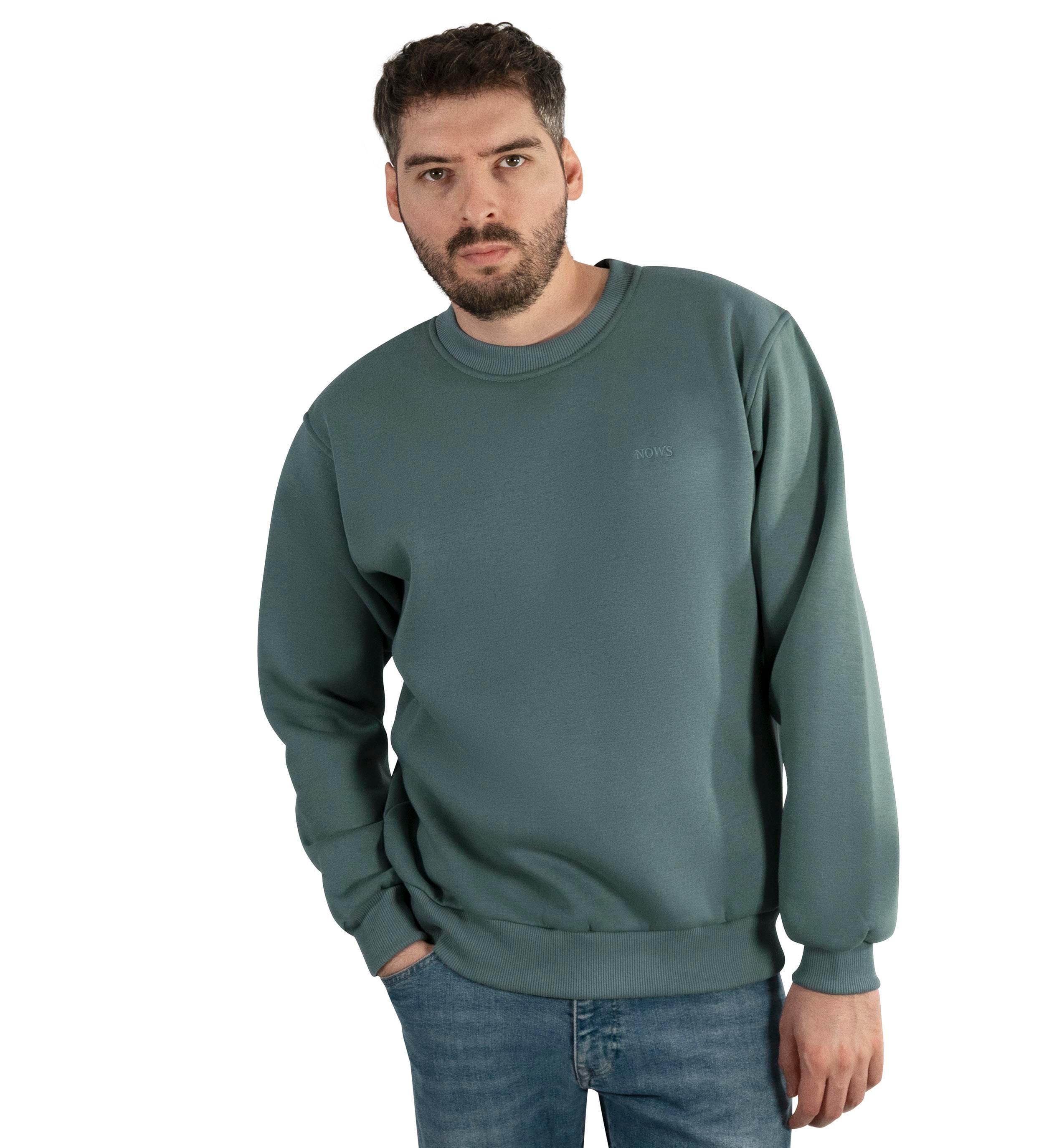 Mint Yeşili Yansı Sweatshirt