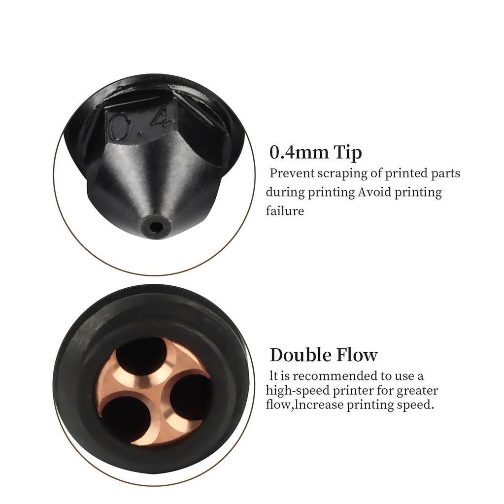 Bambu Lab Sertleştirilmiş CHT Çelik Nozzle 500°C(0.4mm)