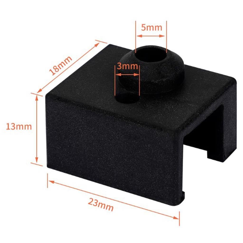 Creality Ender 3 S1-Cr10 Smart Pro Kare Blok Silikon Çorap(Siyah)