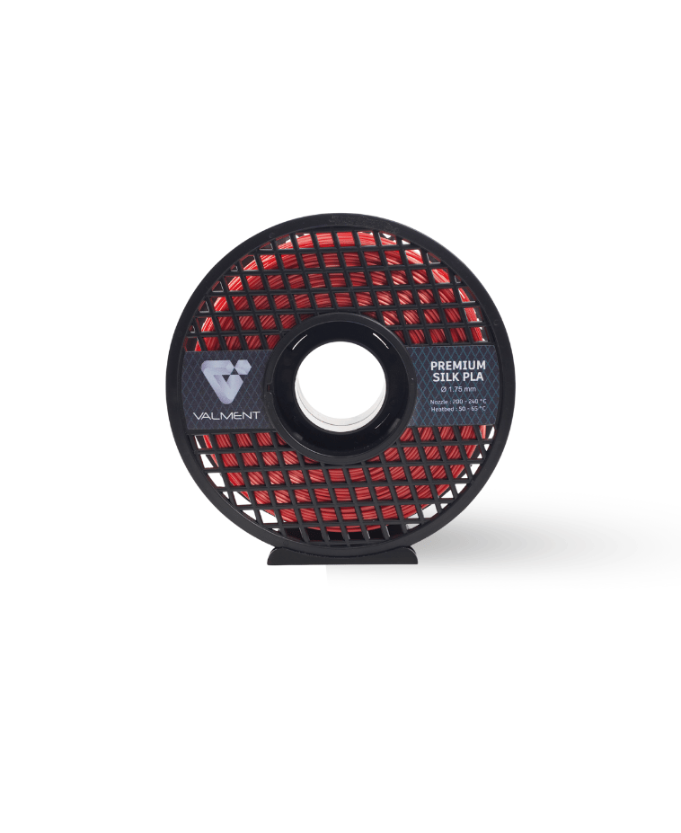 Valment Silk PLA Filament –Rubın Kırmızısı– 1.75mm – 1KG