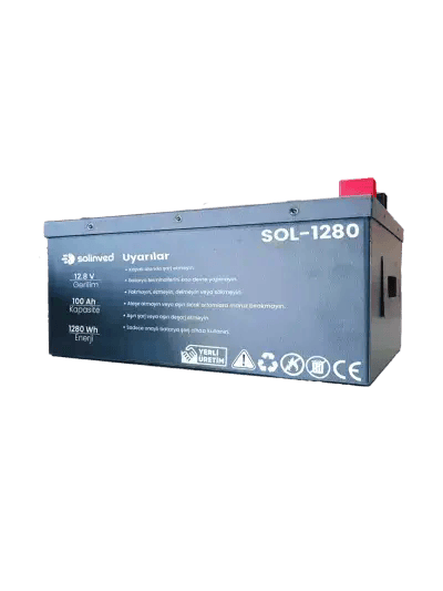 Solinved SOL-1280 100Ah 12.8V LiFePO4 Akü