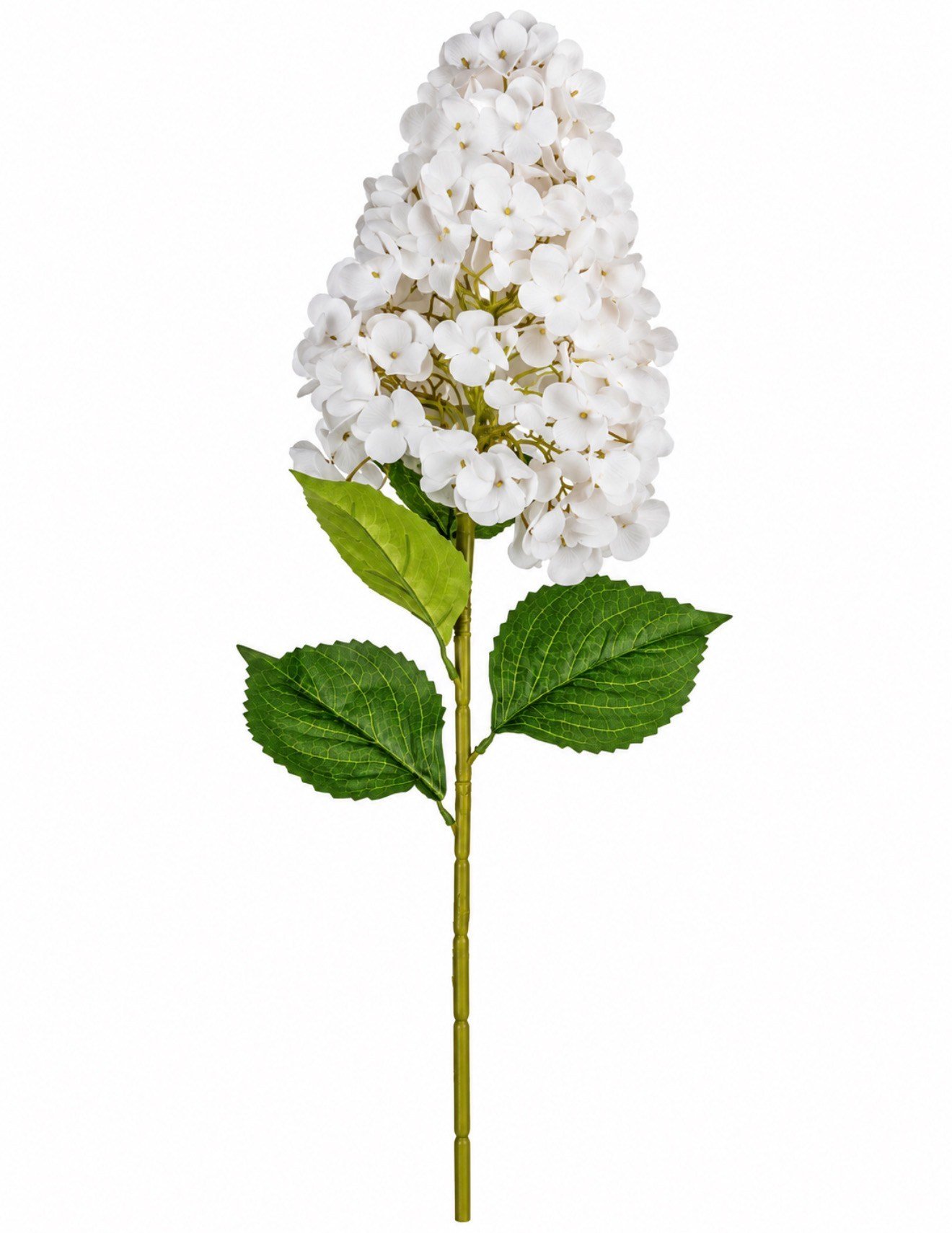 Yapay Ortanca Tek Dal (Beyaz)  84 cm 