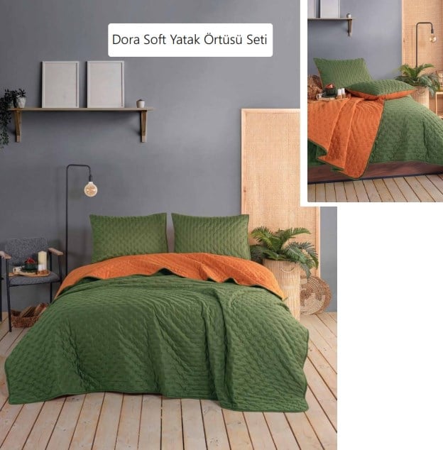 Dora Soft Yatak Örtüsü Model 5