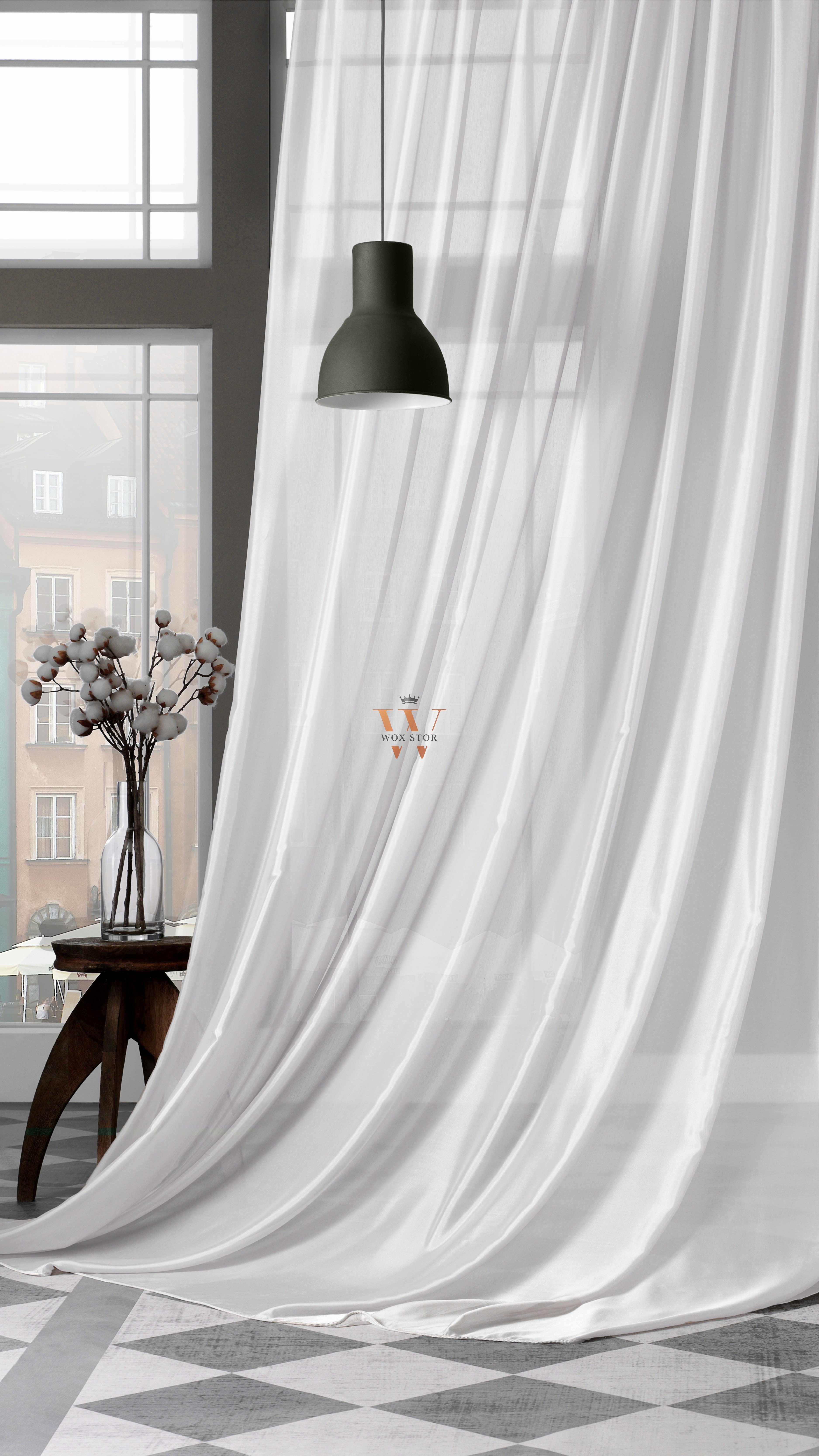 Floris Tulle Perdelik Kumaş