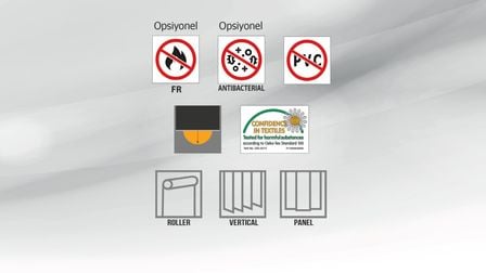 GB Serisi Stor Perdeler