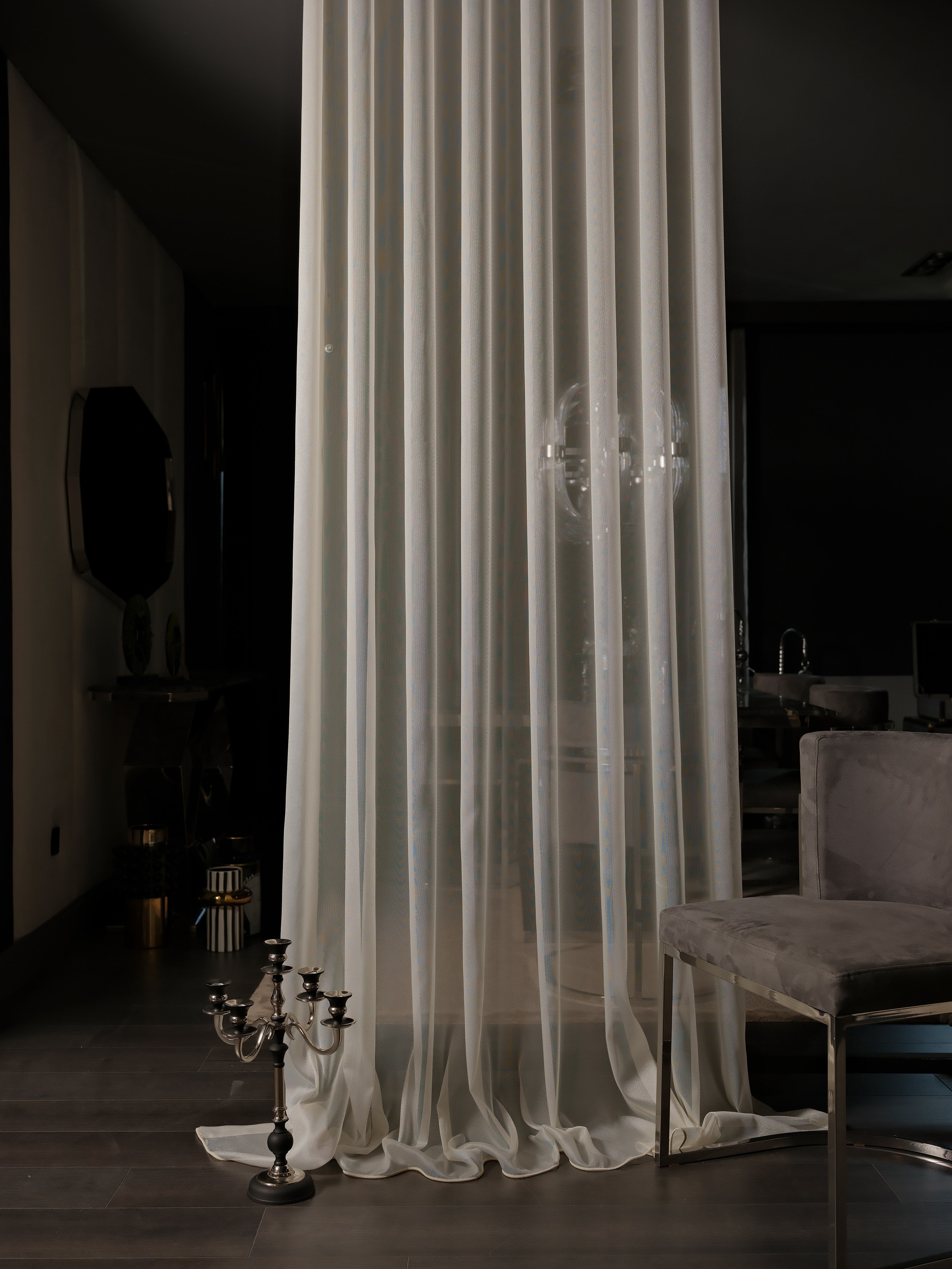 Perla Tulle Perdelik Kumaş