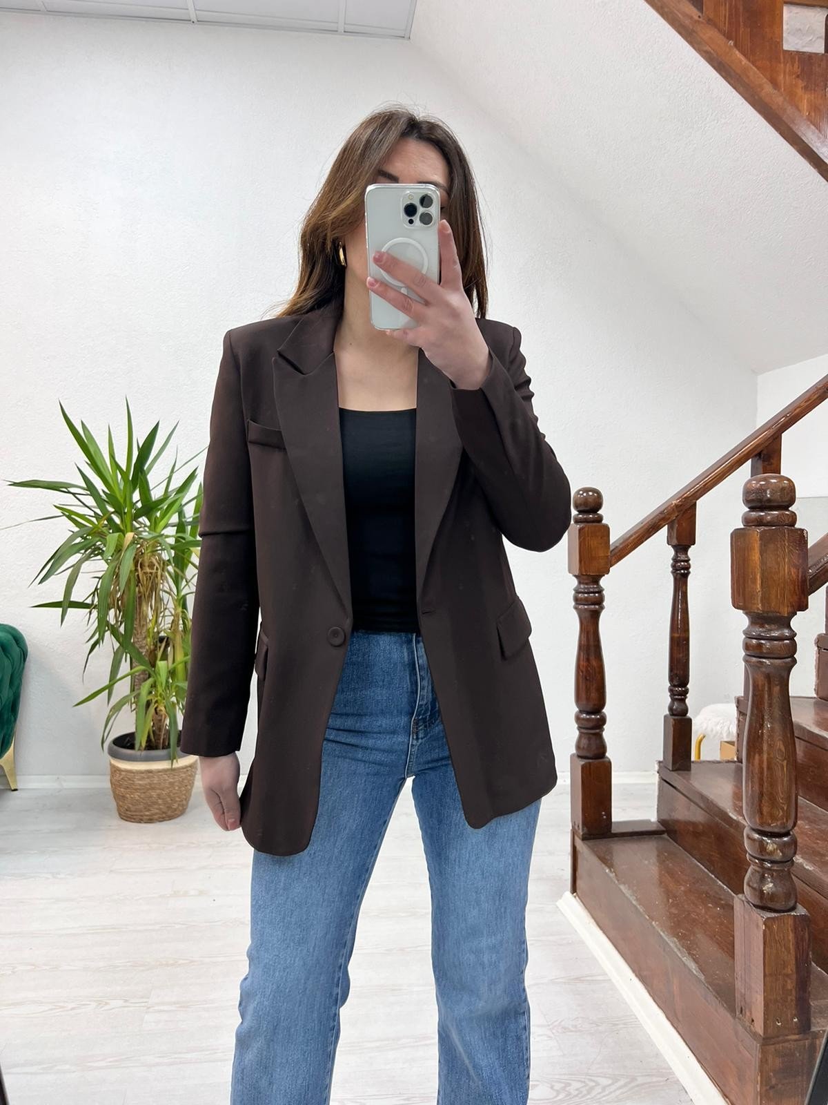 BLAZER CEKET KAHVERENGİ - 1310