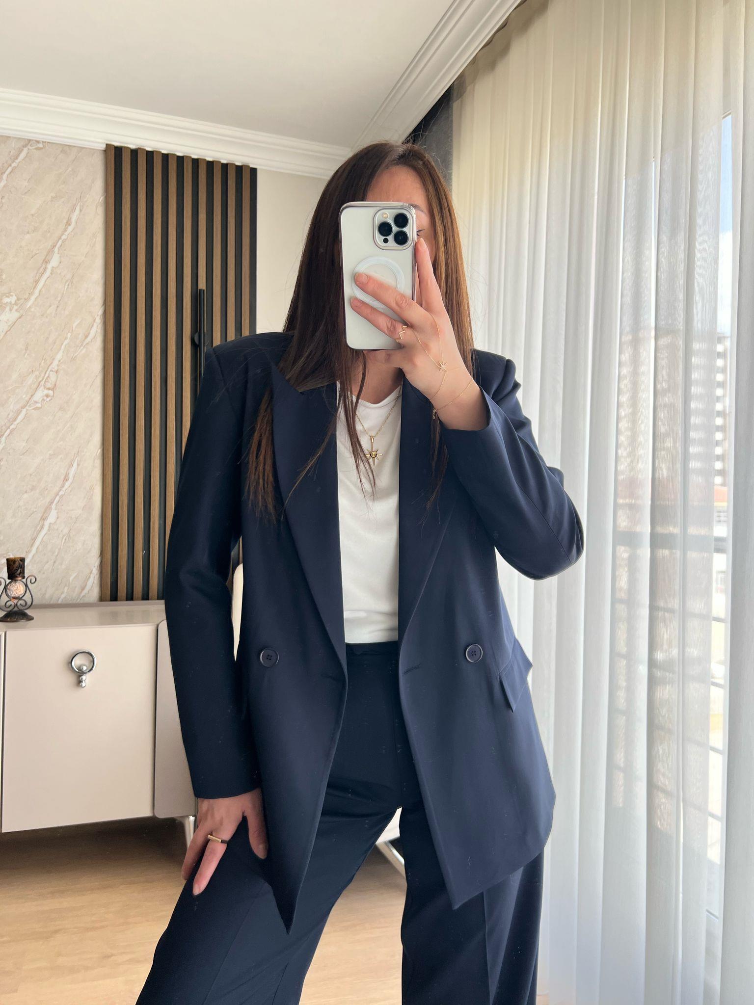 BLAZER CEKET LACİVERT