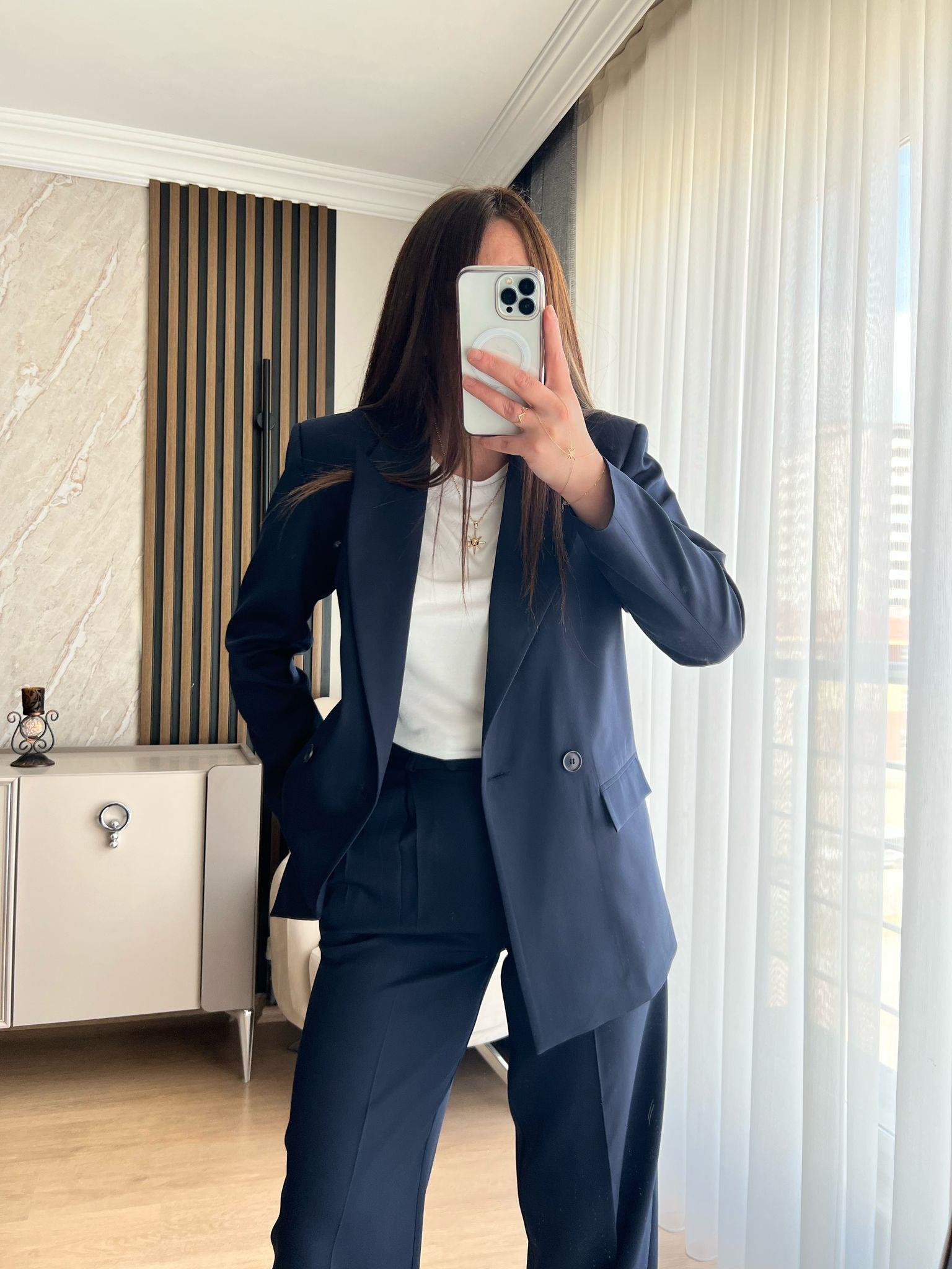 BLAZER CEKET LACİVERT