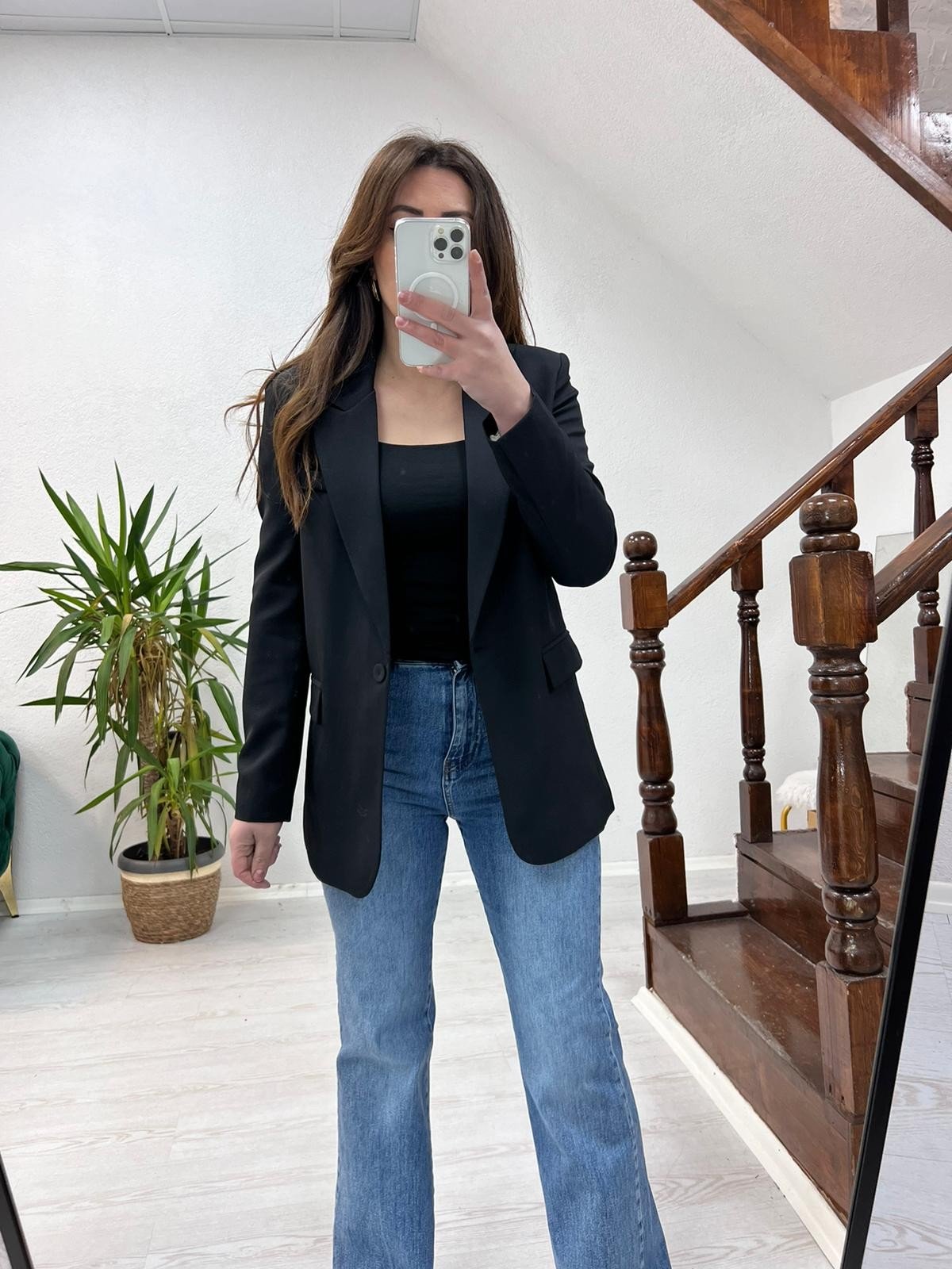 BLAZER CEKET SİYAH - 1310