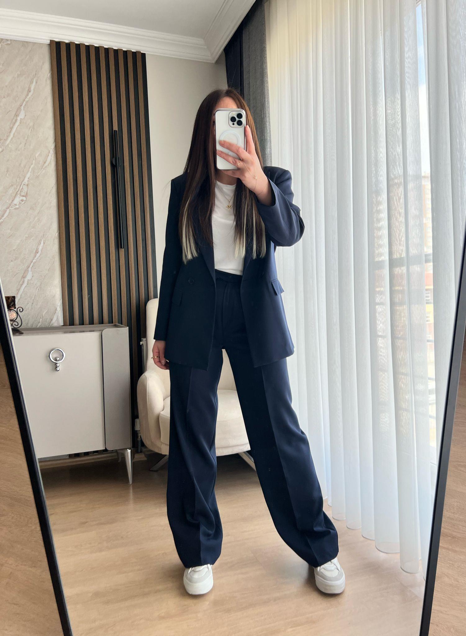CEKETLİ TAKIM LACİVERT
