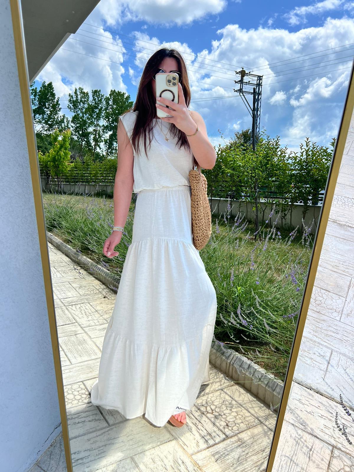 KETEN ETEK BLUZ TAKIM - 1160