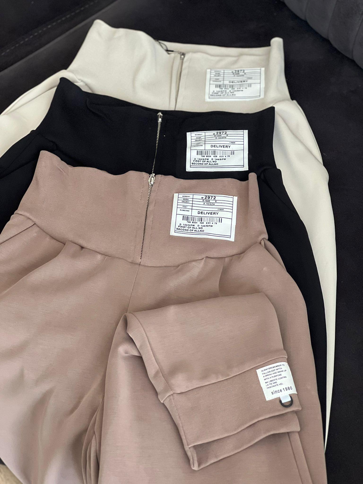korse detay modal pantolon camel-1124