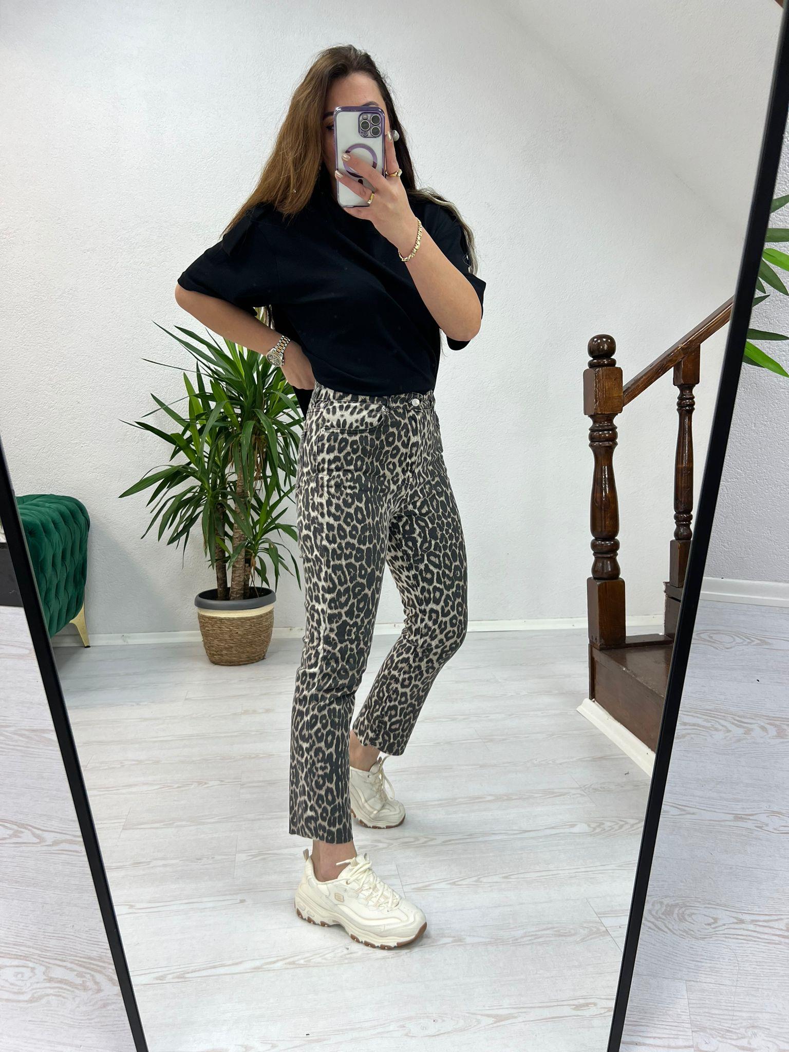 ZR LEOPAR PANTOLON - 1234