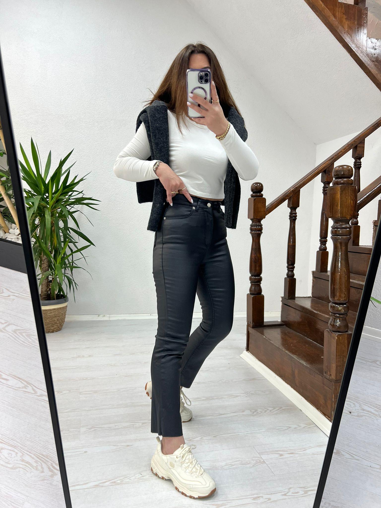 ZR MUMLU PANTOLON SİYAH - 1239