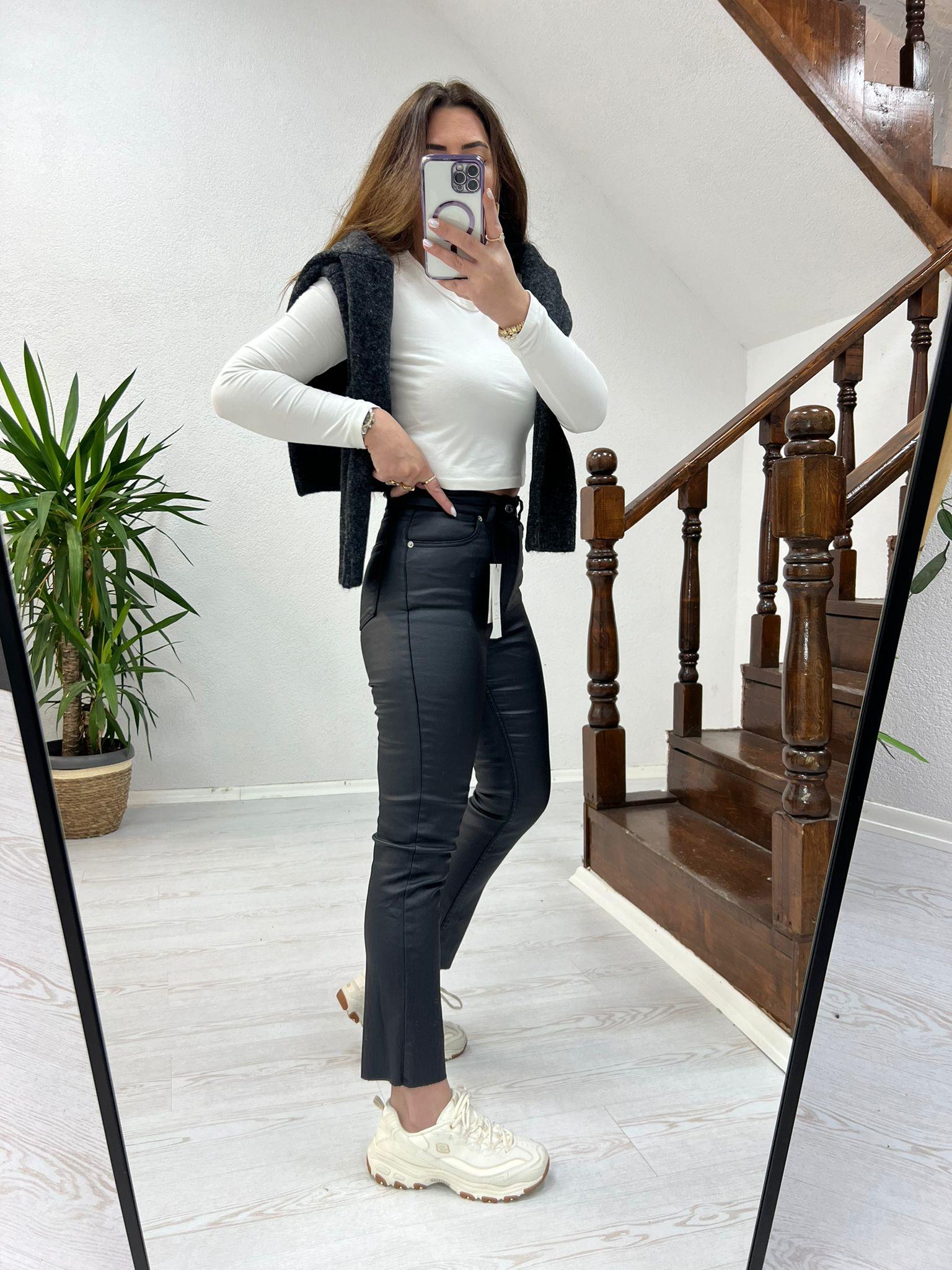 ZR MUMLU PANTOLON SİYAH - 1239