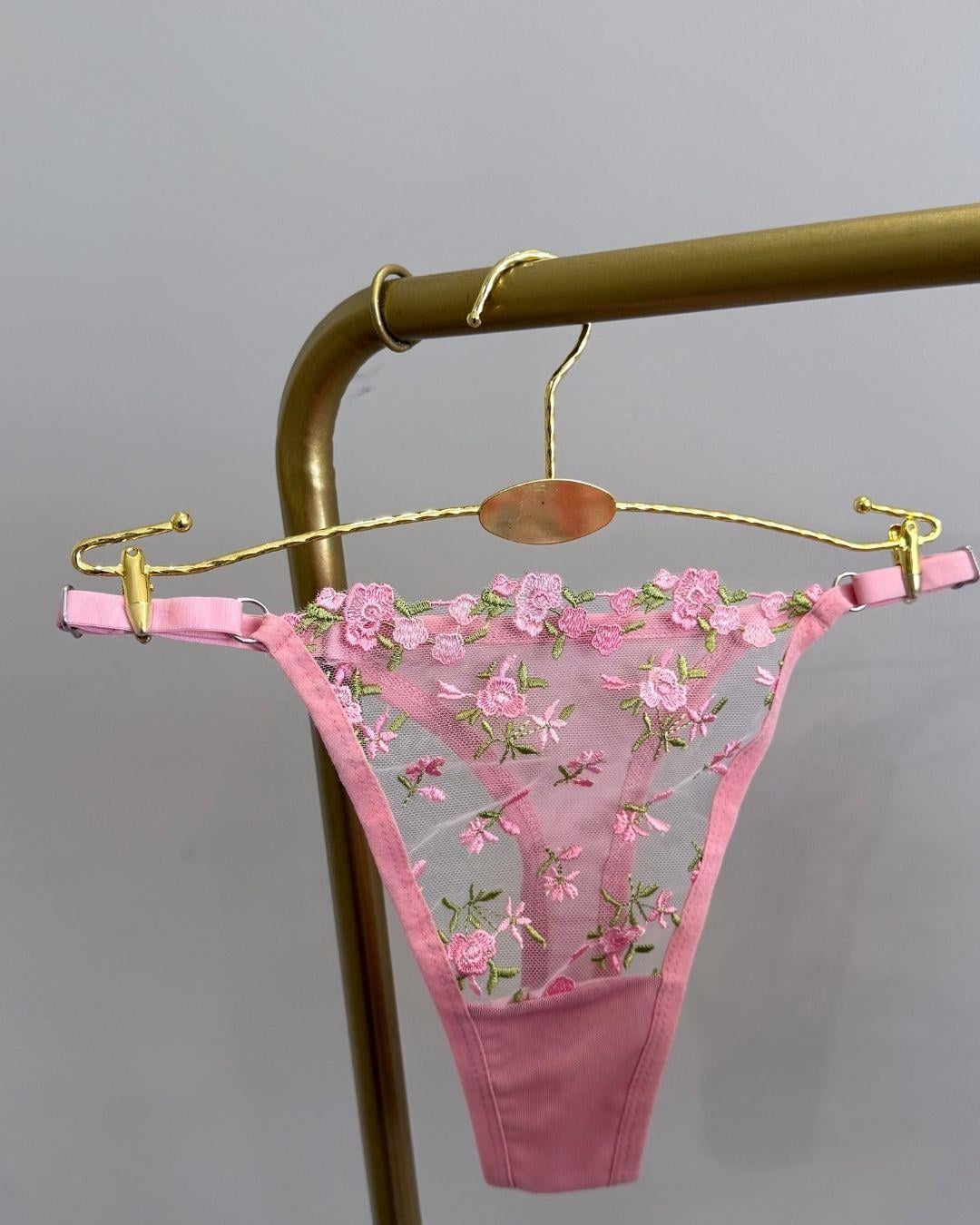 Flower Pembe Set