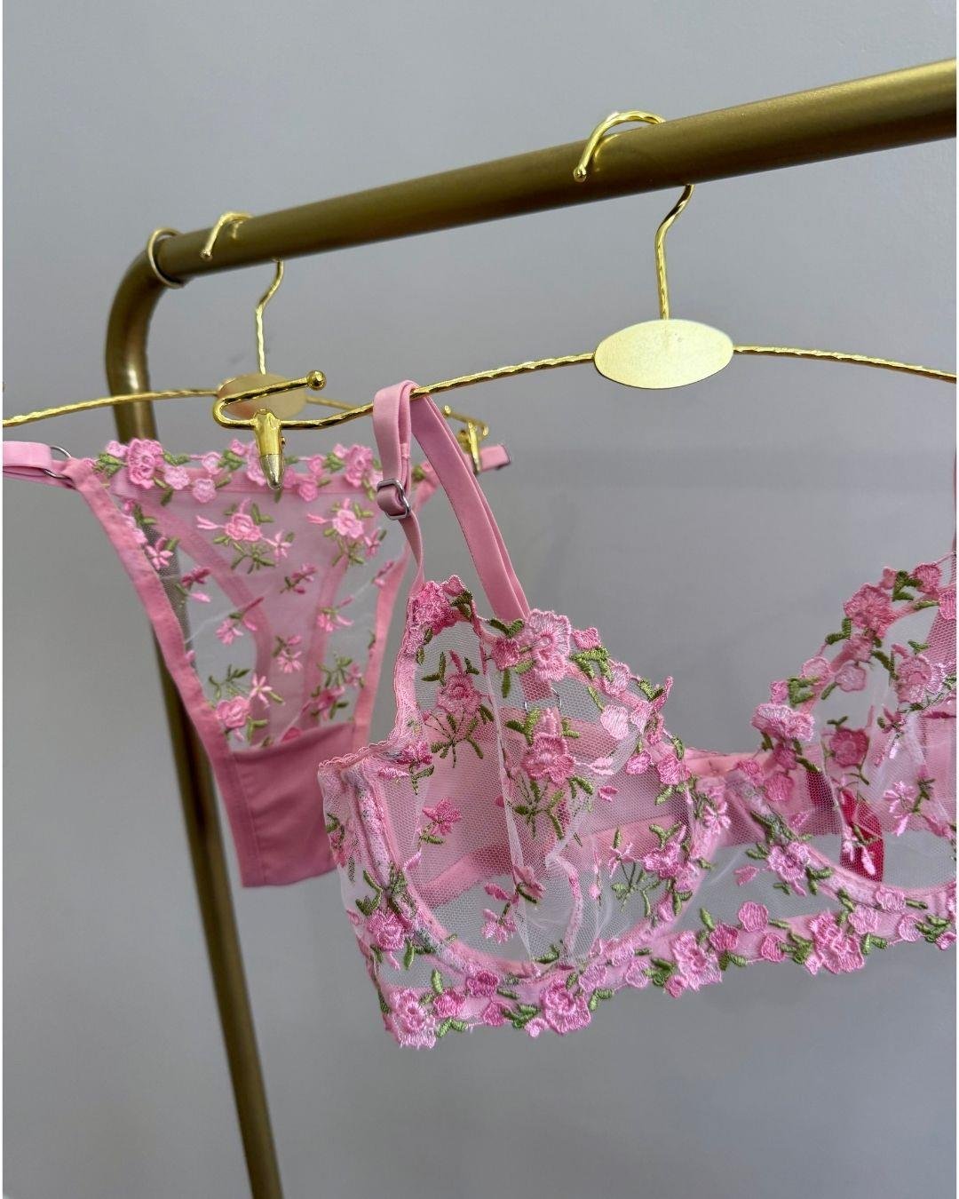 Flower Pembe Set