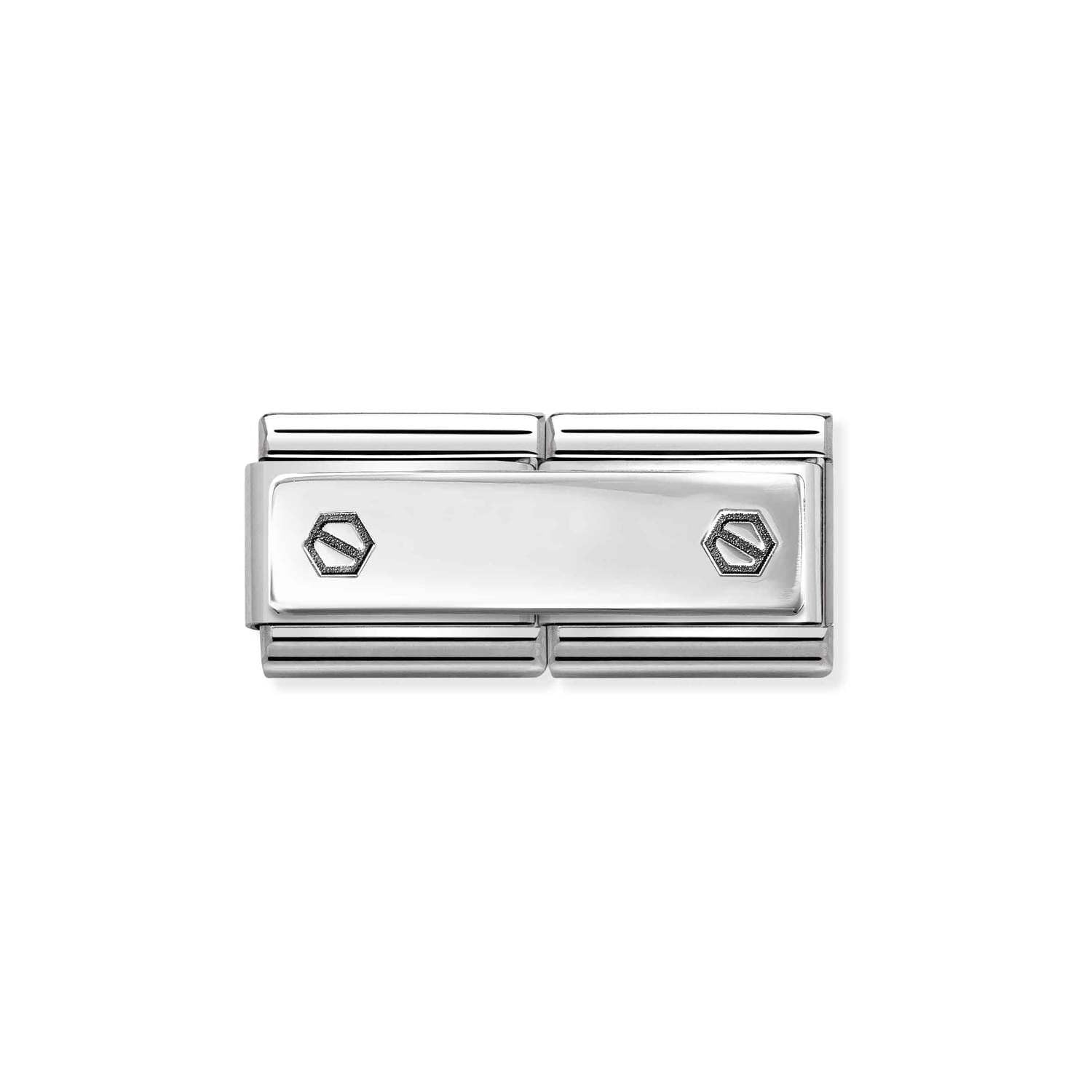 Composable Classic Çift Link Çift Altıgen Vida 925 Ayar Gümüş