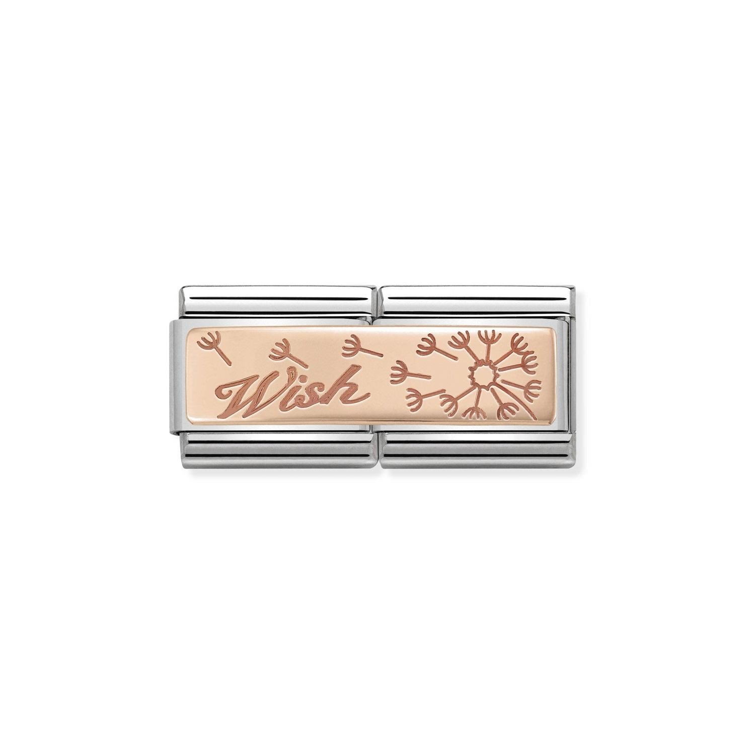 Composable Classic Çift Link Wish 9 Ayar Rose Gold