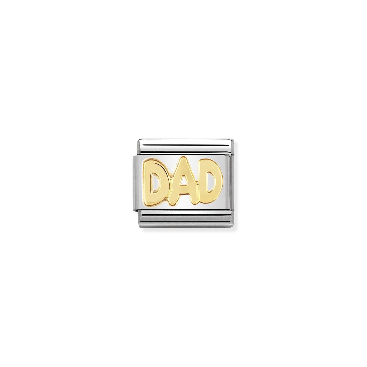 Composable Classic Link Dad Figürlü 18 Ayar Altın