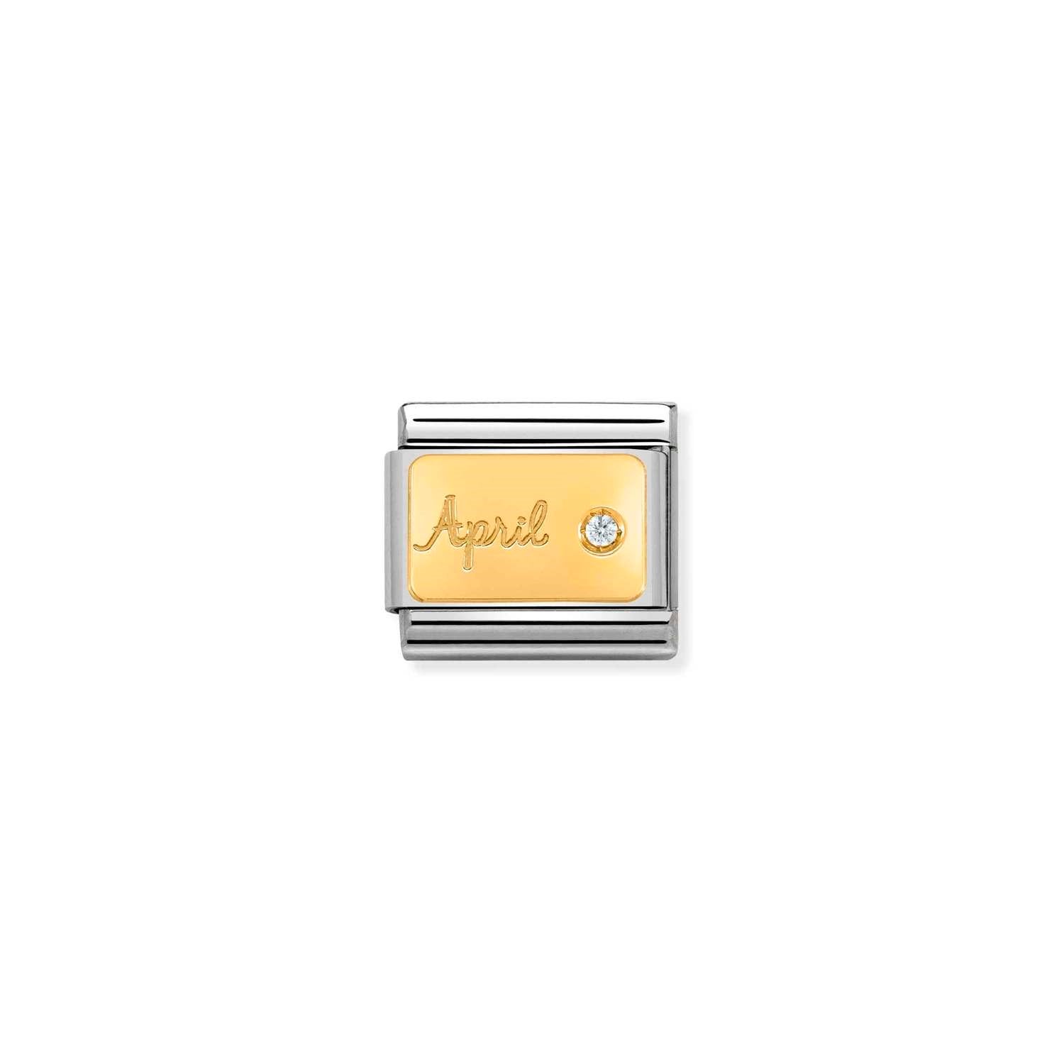 Composable Classic Link Diamond April 18 Ayar Altın