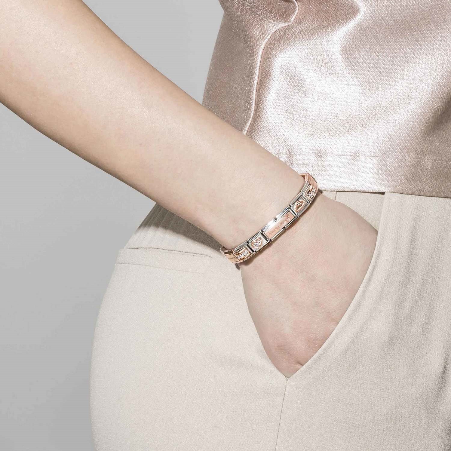Composable Classic Link Dilek Meleği 9 Ayar Rose Gold