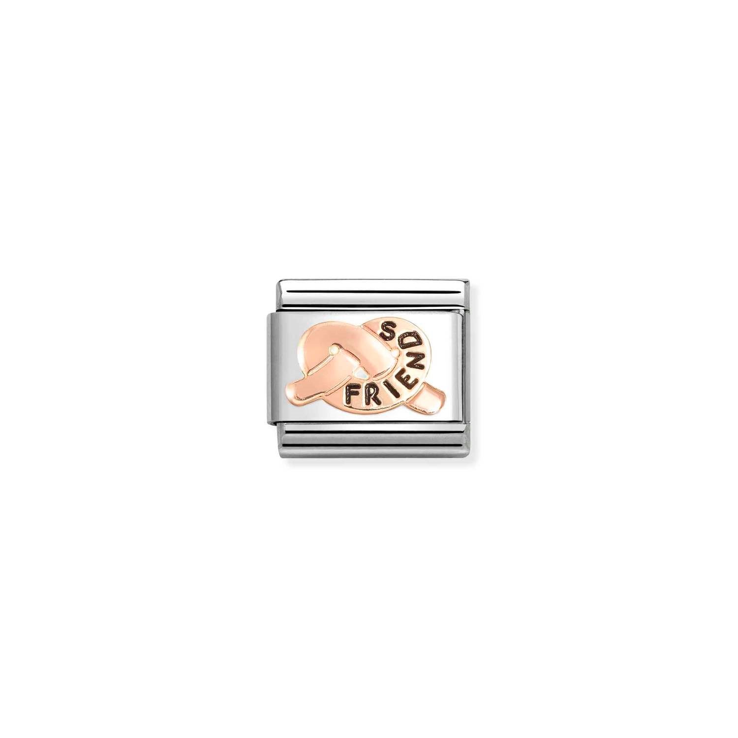 Composable Classic Link Friends Düğüm 9 Ayar Rose Gold