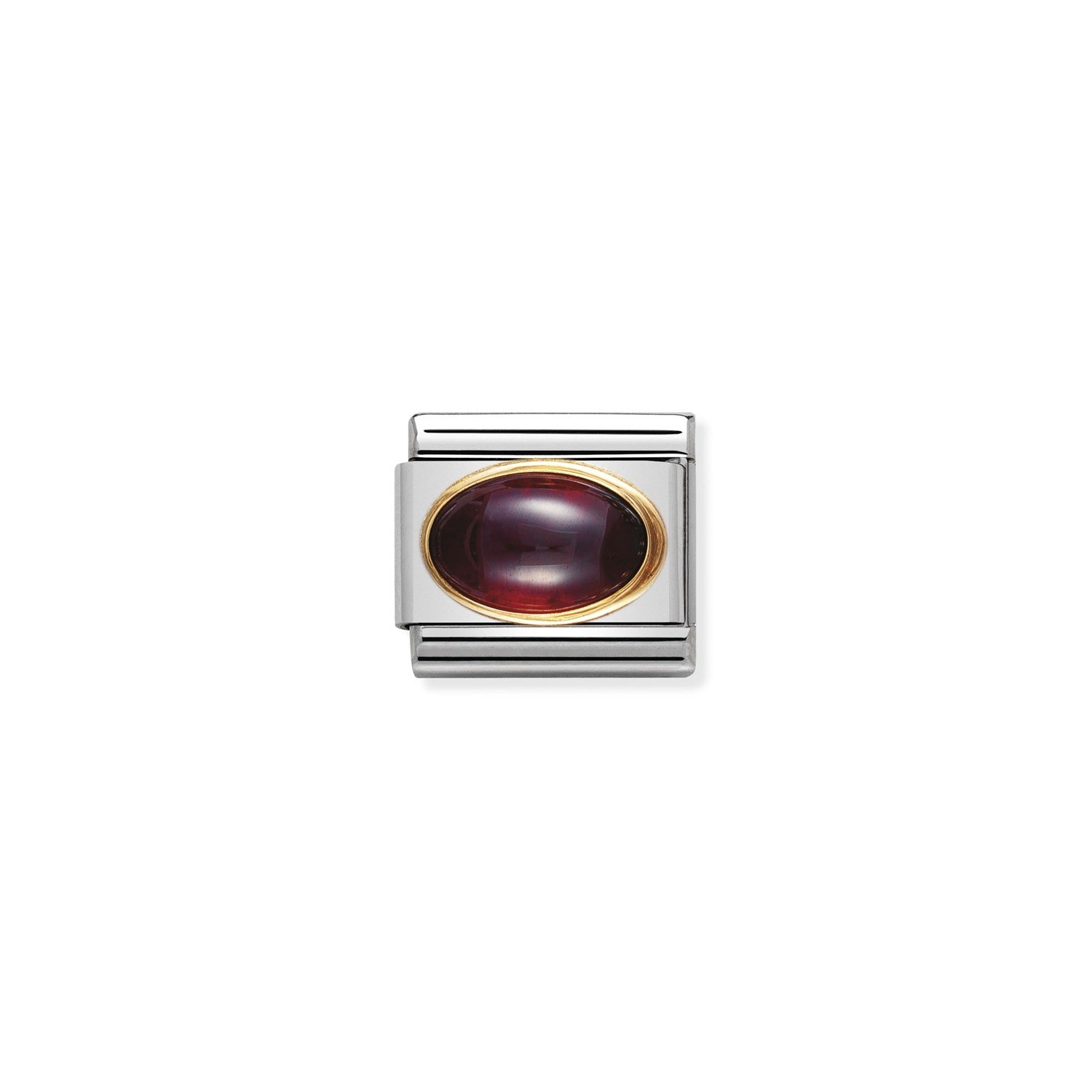 Composable Classic Link Garnet Taşlı 18 Ayar Altın