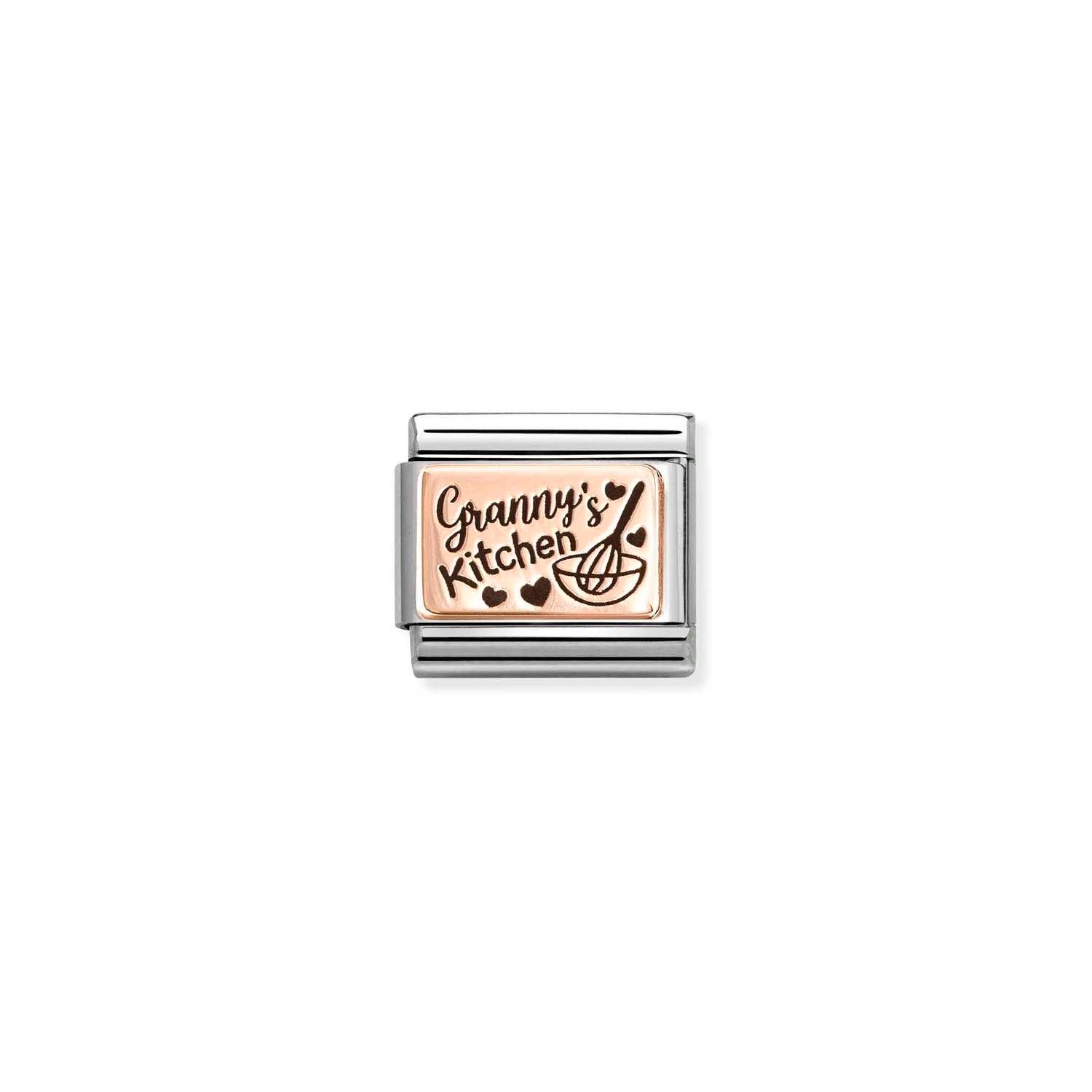 Composable Classic Link Grannys Kitchen 9 Ayar Rose Gold