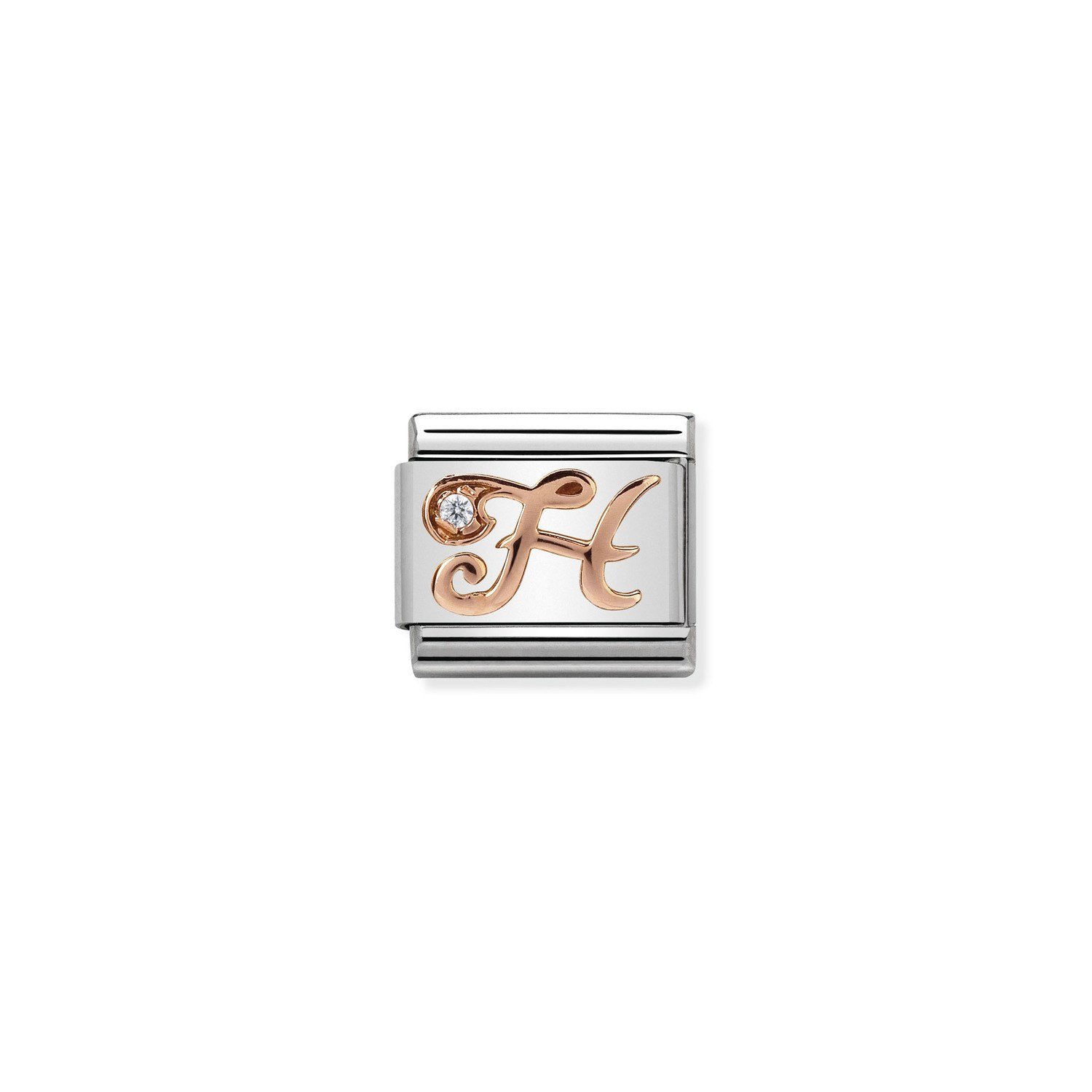 Composable Classic Link H Harfi 9 Ayar Rose Gold