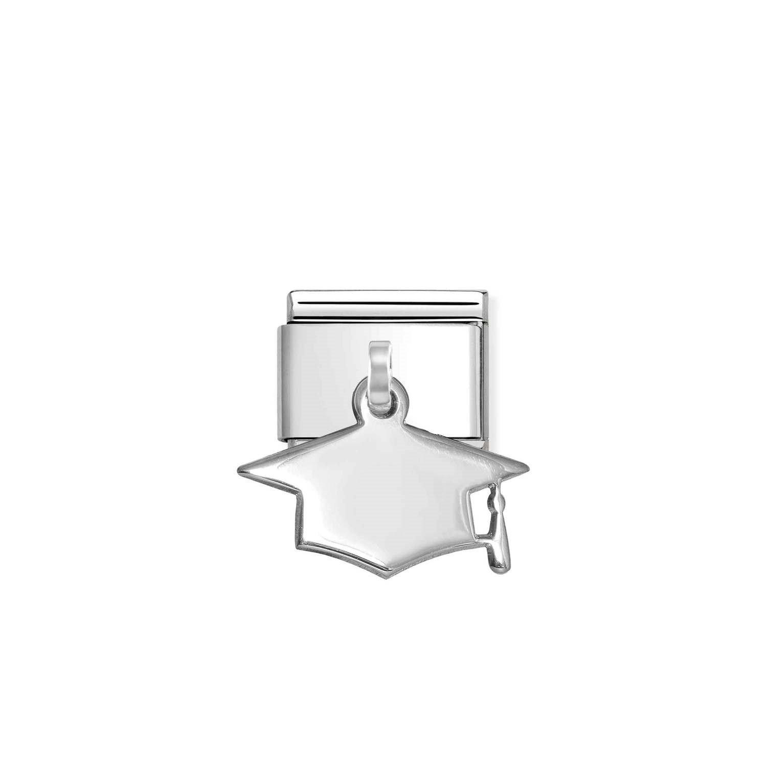 Composable Classic Link Kep Plaka 925 Ayar Gümüş Charm