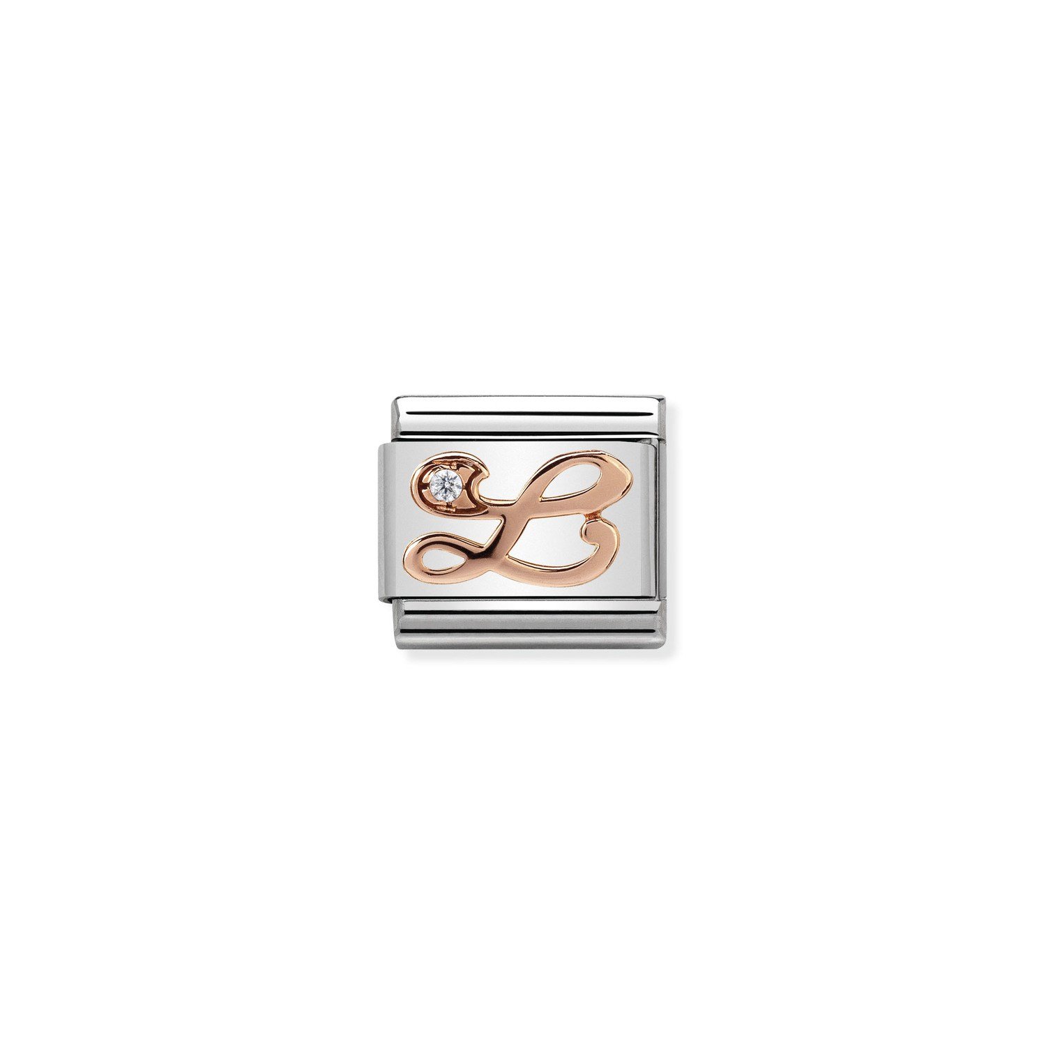 Composable Classic Link L Harfi 9 Ayar Rose Gold