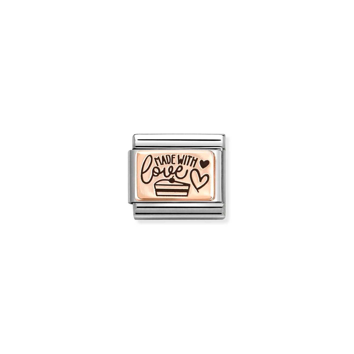 Composable Classic Link Made With Love 9 Ayar Rose Gold