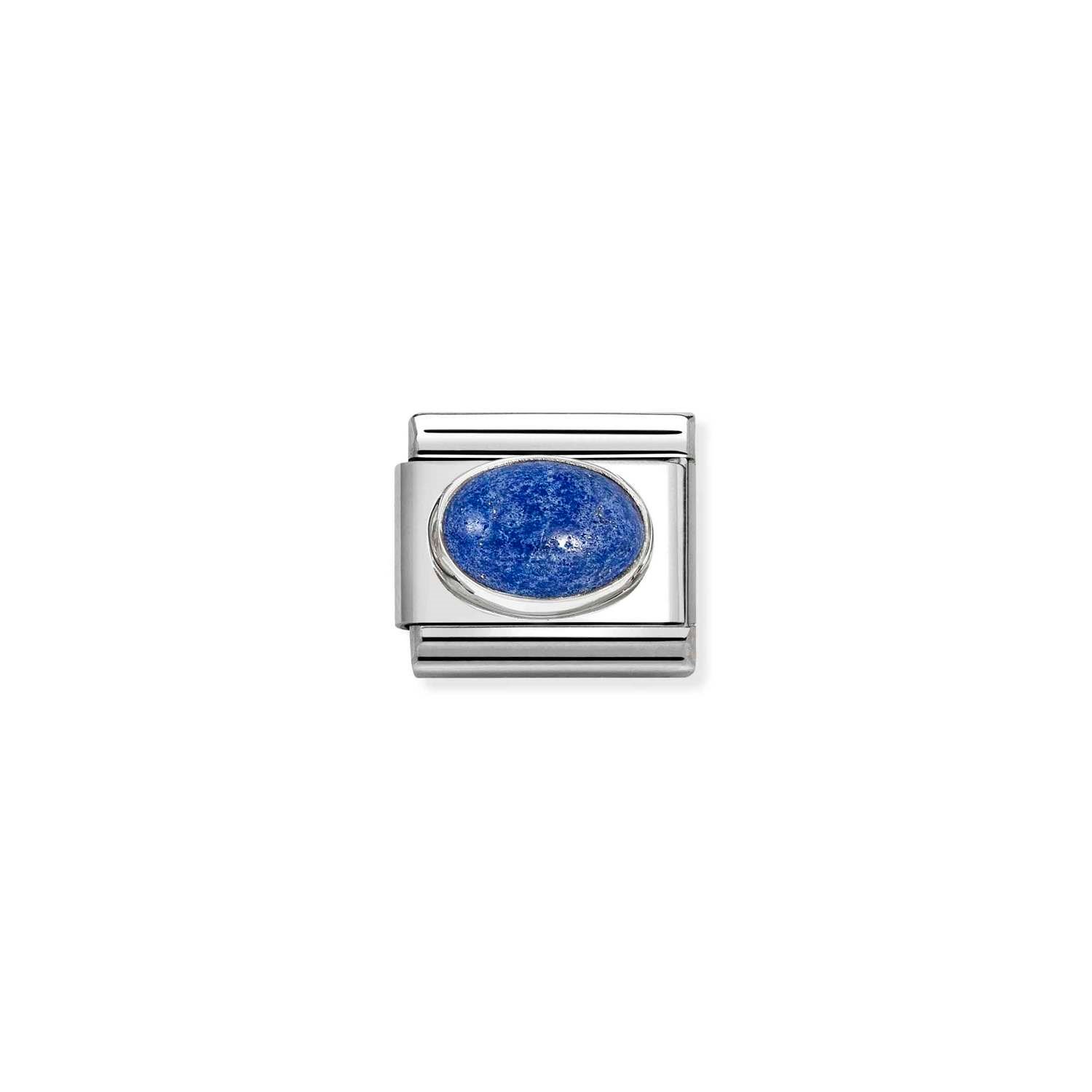 Composable Classic Link Mavi Lapis Taşlı 925 Ayar Gümüş