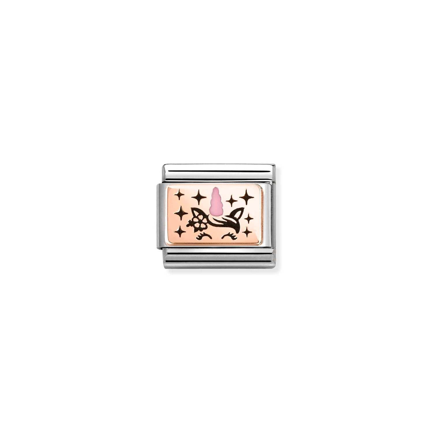 Composable Classic Link Unicorn Boynuzu 9 Ayar Rose Gold