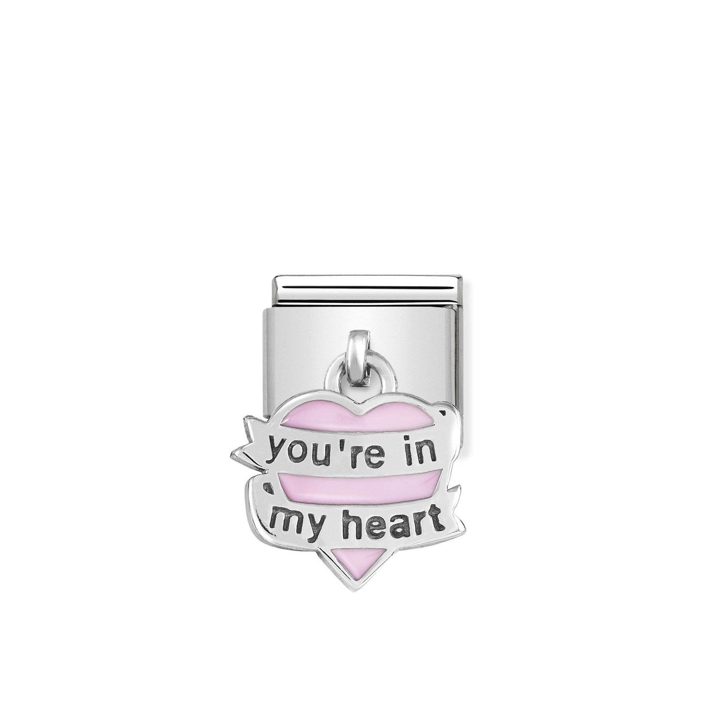 Composable Classic Link You're in my heart 925 Ayar Gümüş Charm
