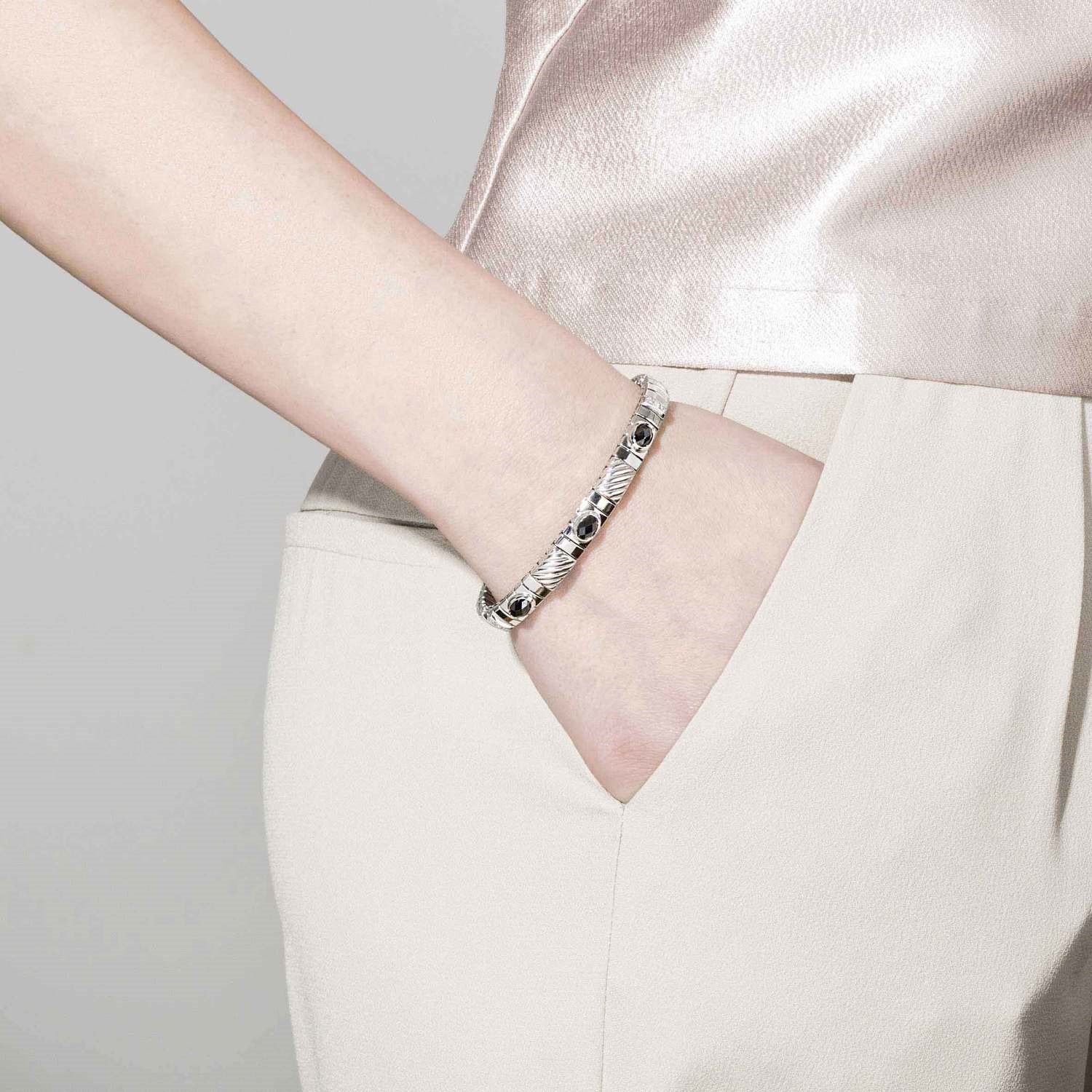 Extension 043333 006 Swarovski Taşlı 925 Ayar Gümüş Bileklik