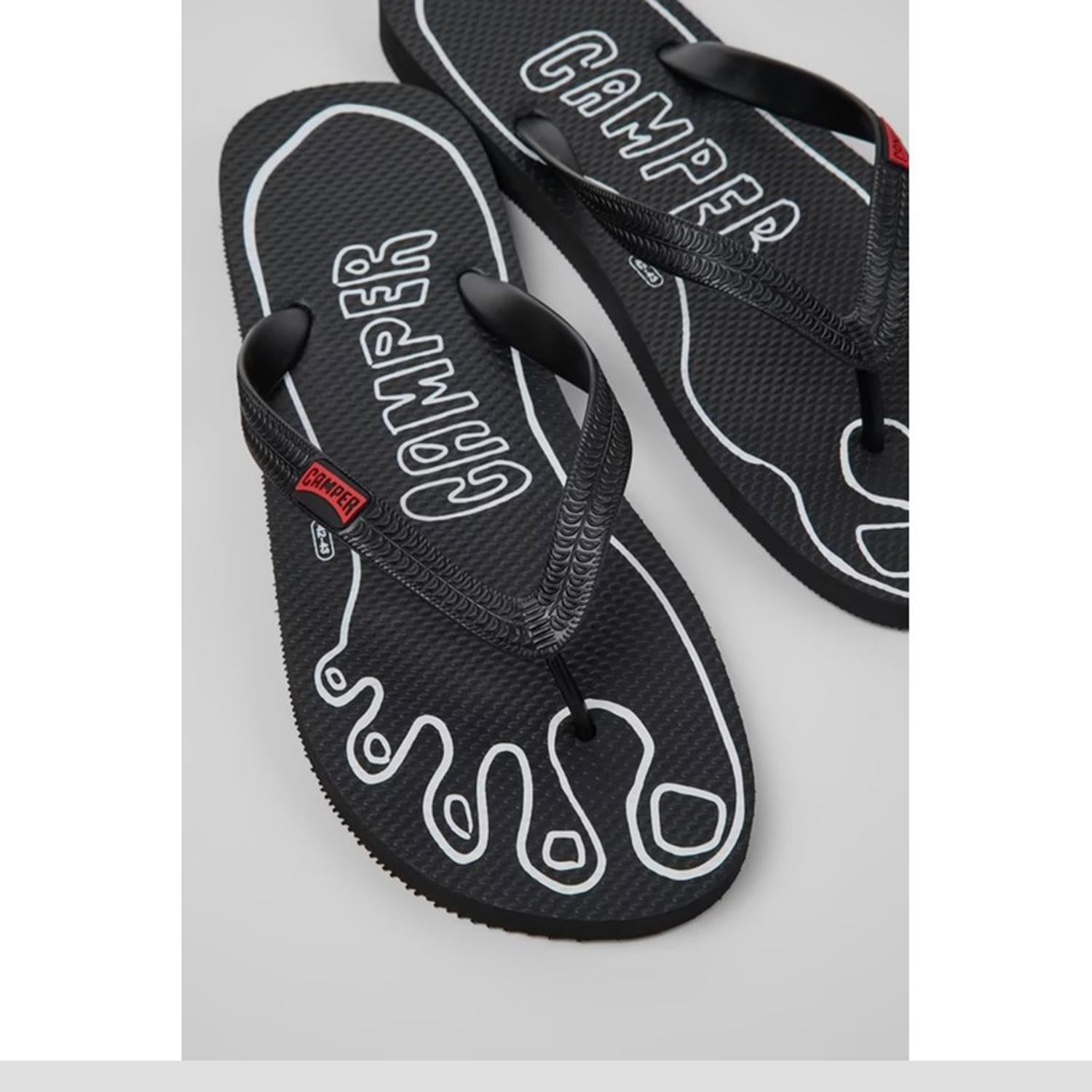 Camper Flip Flop Siyah Unisex Parmak Arası Terlik CMPK500024-001 CMP.001