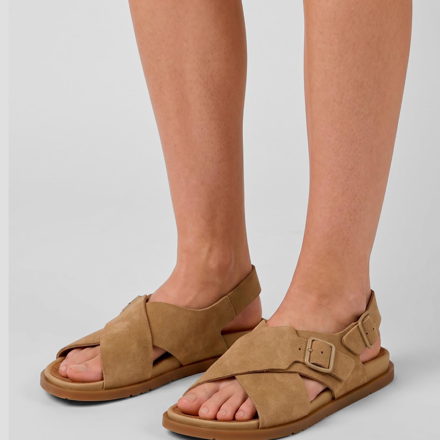 Camper Lluc Sandal Kahverengi Kadın Sandalet CMPK201880-002 CMP.020