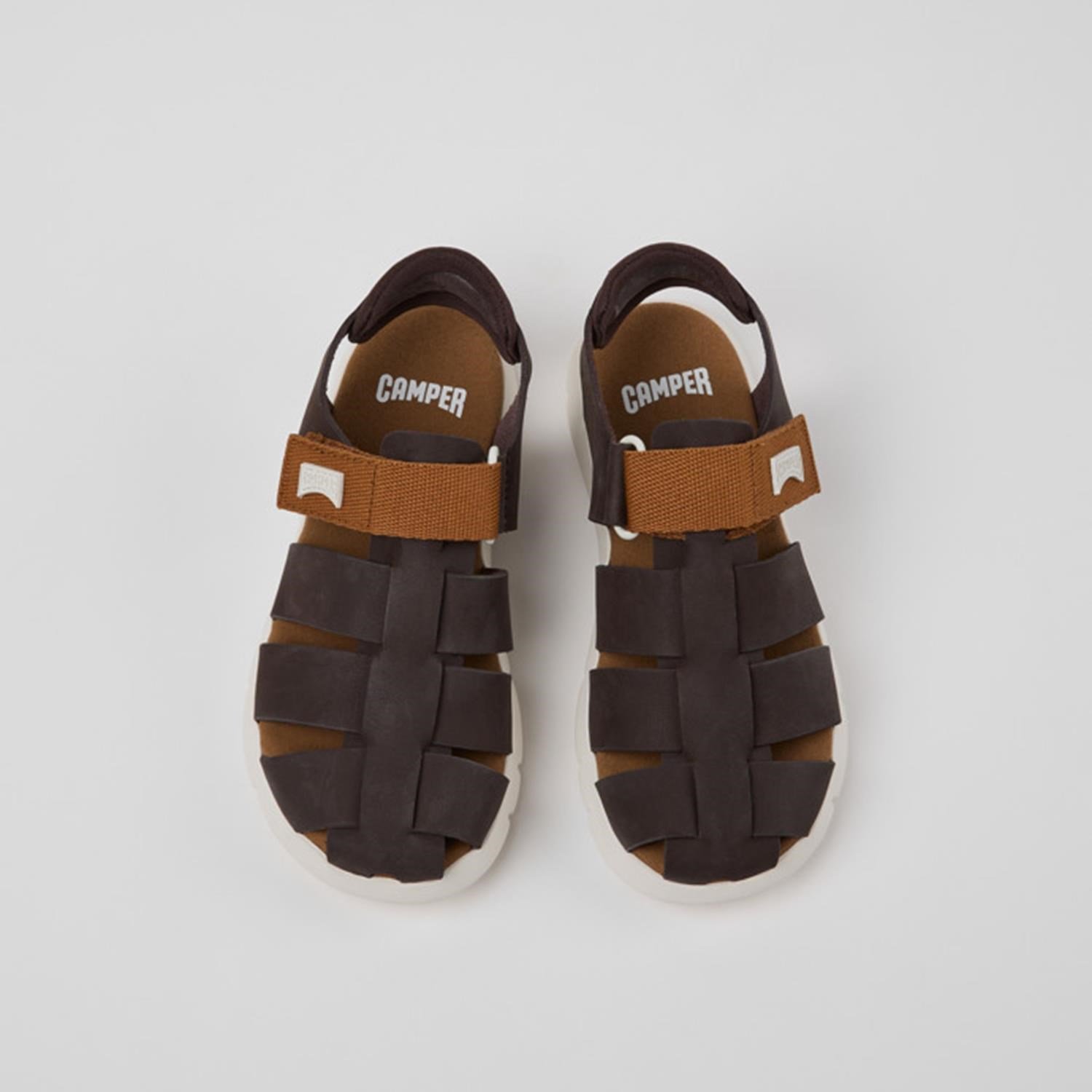 Camper Oruga Sandal Kids Kahverengi Çocuk Sandalet CMPK800242-034 CMP.020