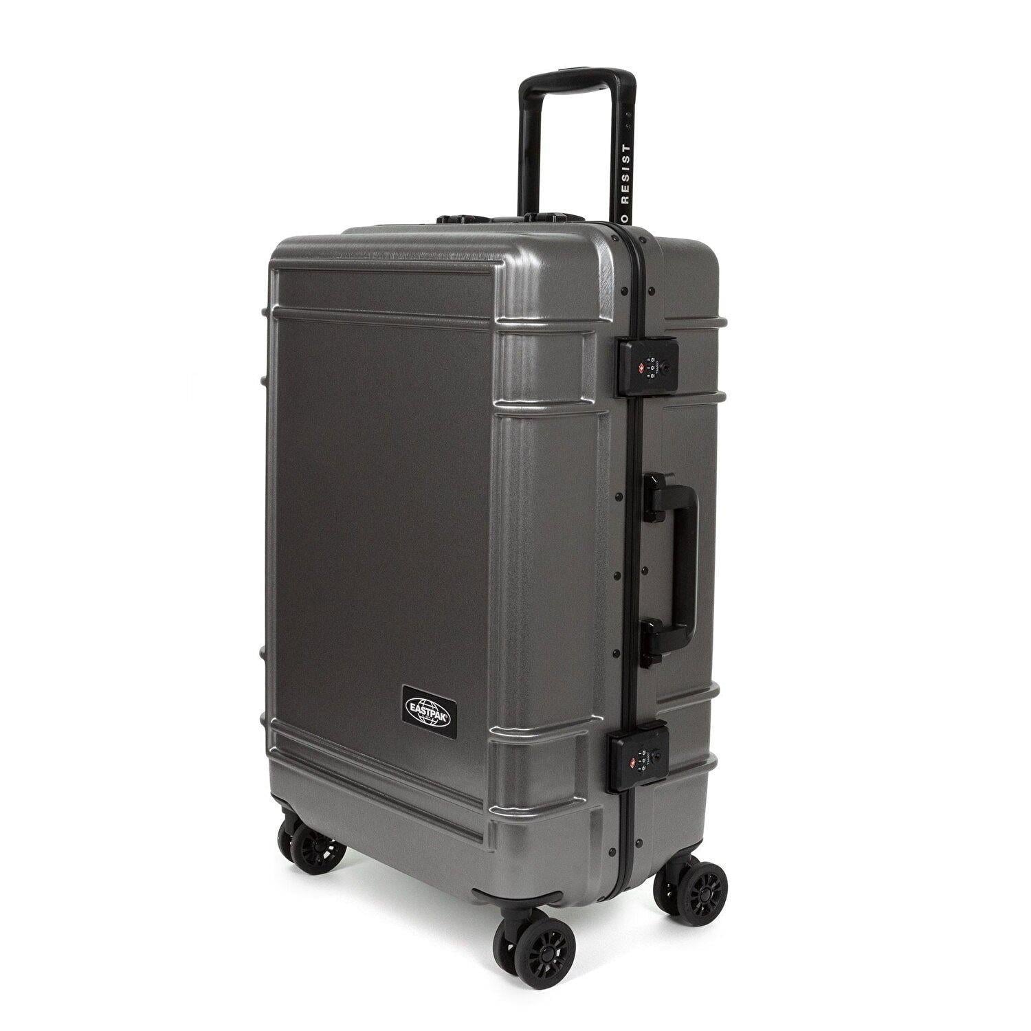 Eastpak RESIST'R CASE M BRUSHED METAL Tekerlekli Bavul EK0A5BJF4S11