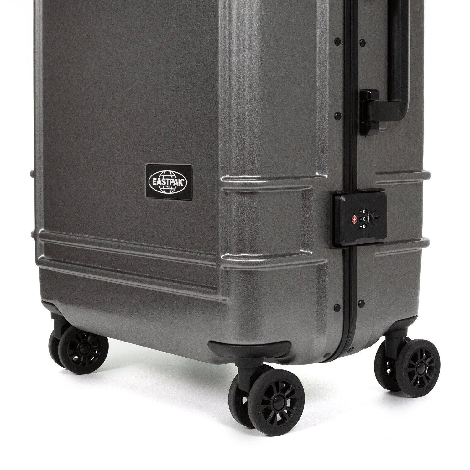 Eastpak RESIST'R CASE M BRUSHED METAL Tekerlekli Bavul EK0A5BJF4S11