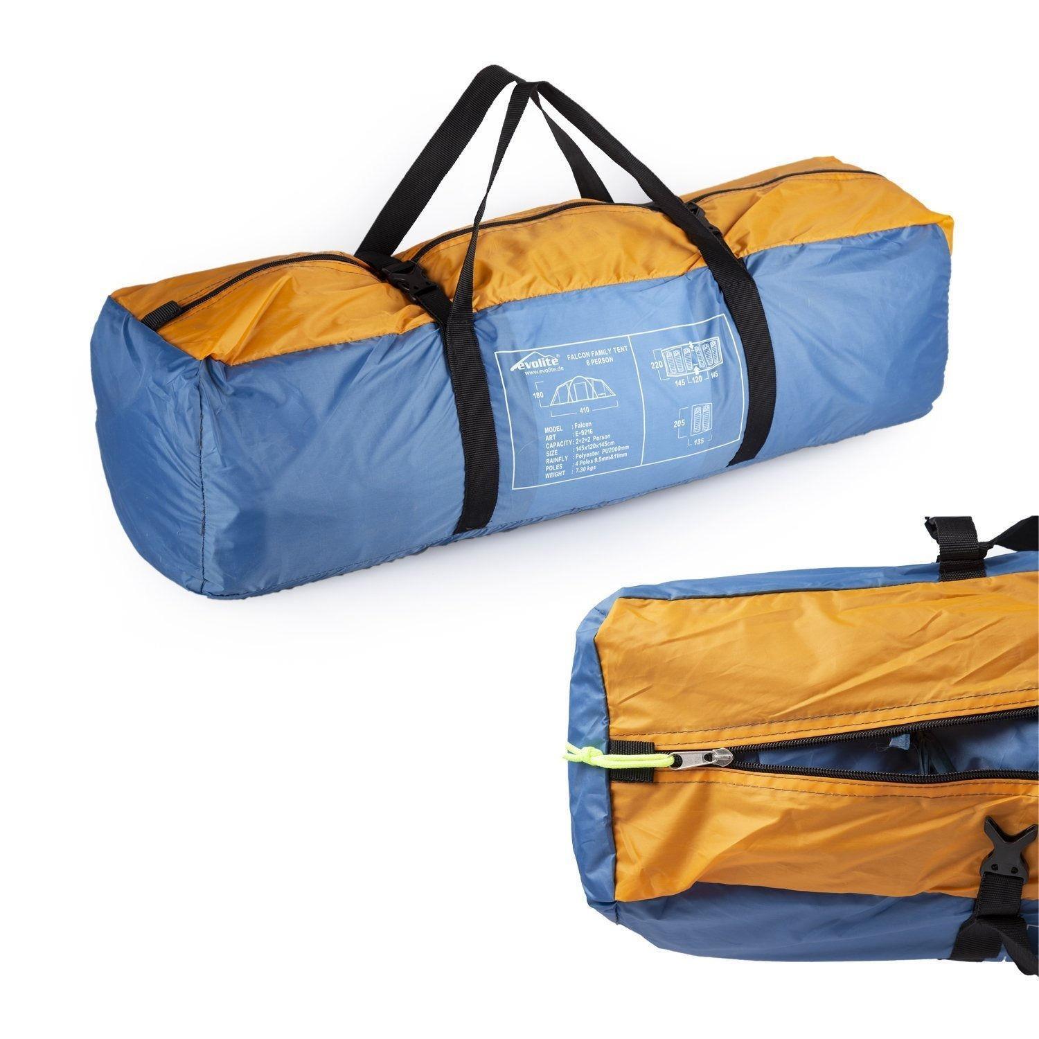 Evolite Falcon 6 Kişilik Aile Çadırı EVO-9216